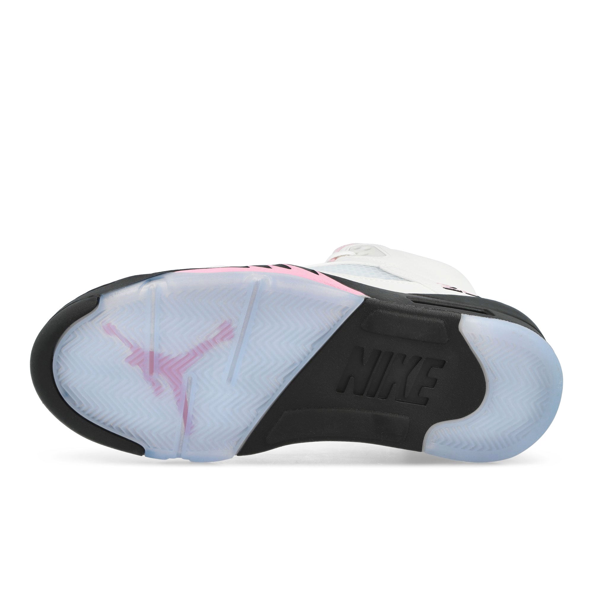 Jordan Air Jordan 5 Retro OG White / Med Soft Pink - Black High Top Sneakers HQ7978 102 Detail View 2 | Overkill
