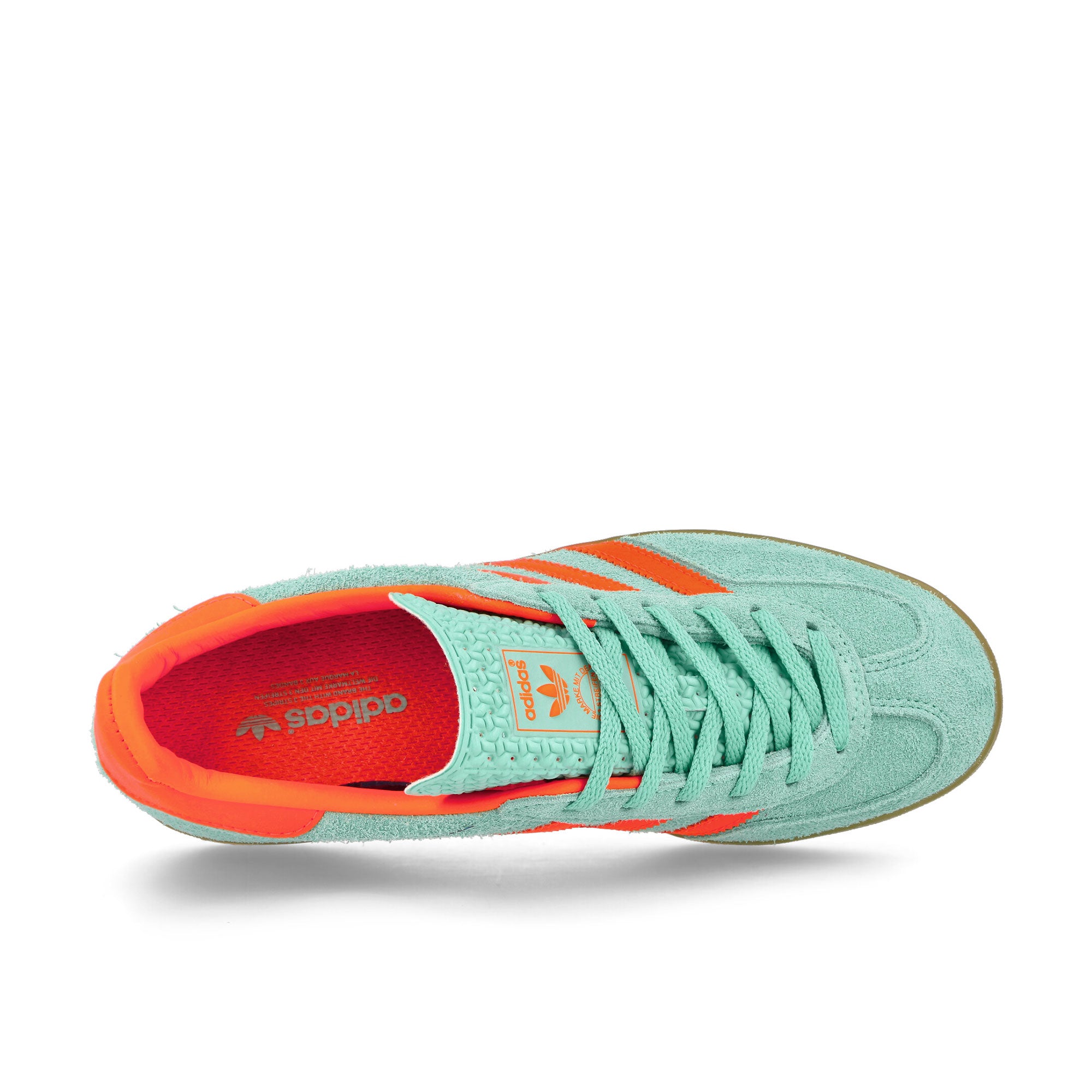 adidas Gazelle Indoor W Pulse Mint-Solar Orange-Gum Sneakers Detailfoto | Overkill
