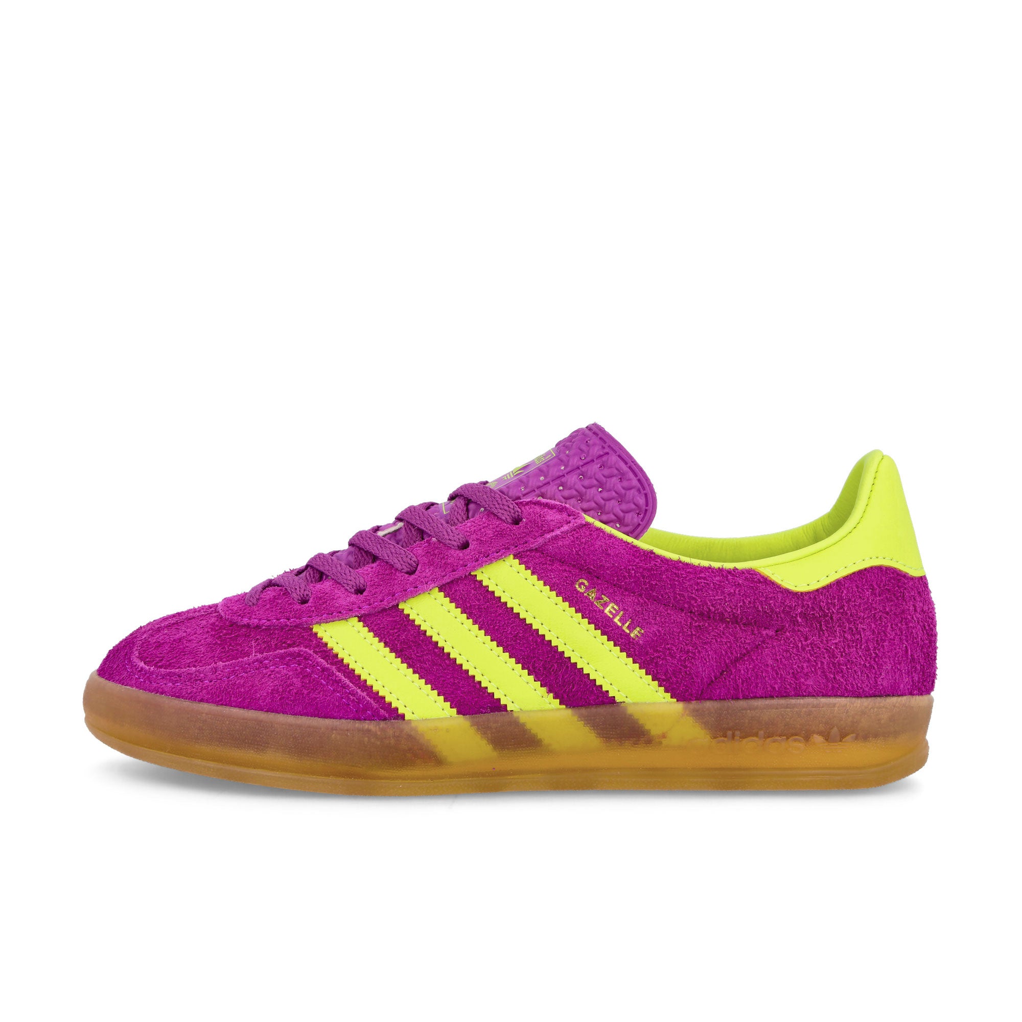 adidas Gazelle Indoor W Shock Purple / Solar Yellow / Gum Low Top Sneakers HQ8715 | Overkill