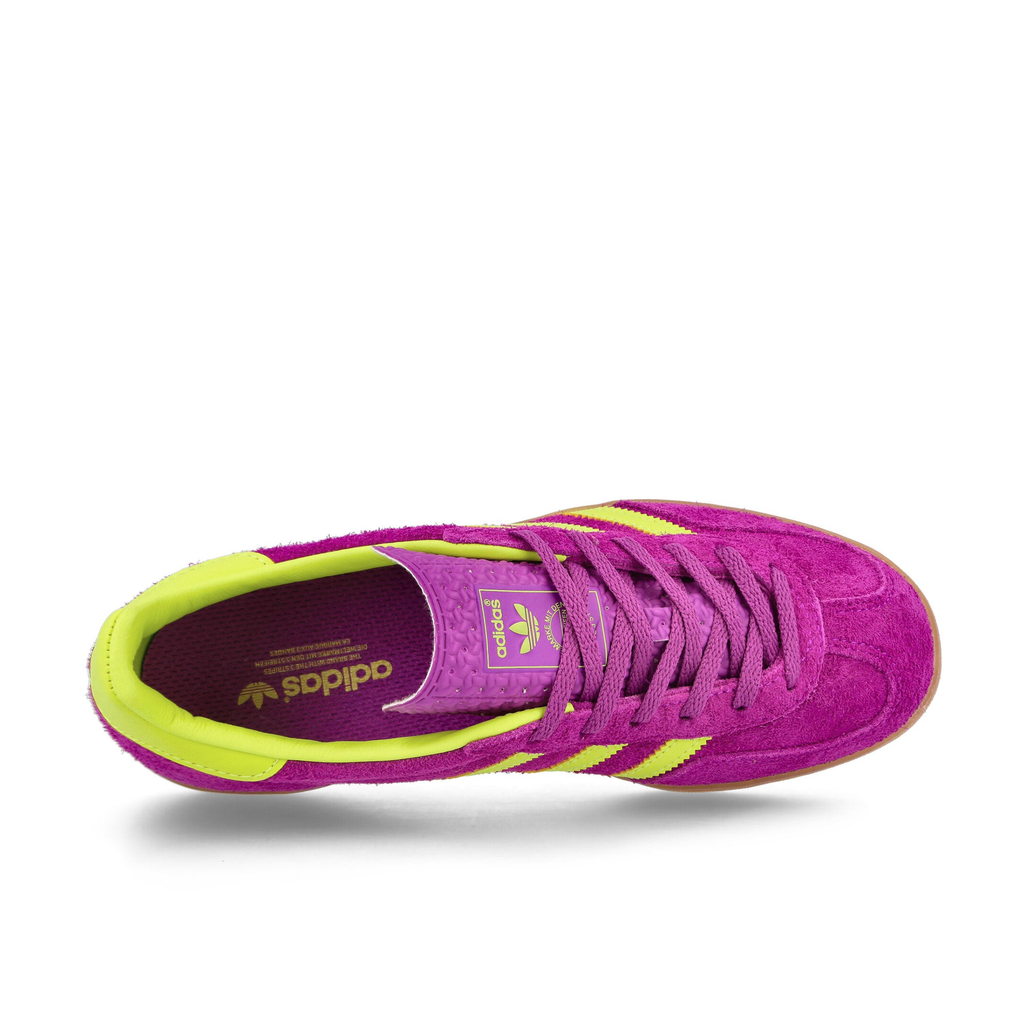 adidas Gazelle Indoor W Shock Purple / Solar Yellow / Gum Low Top Sneakers Detailfoto | Overkill