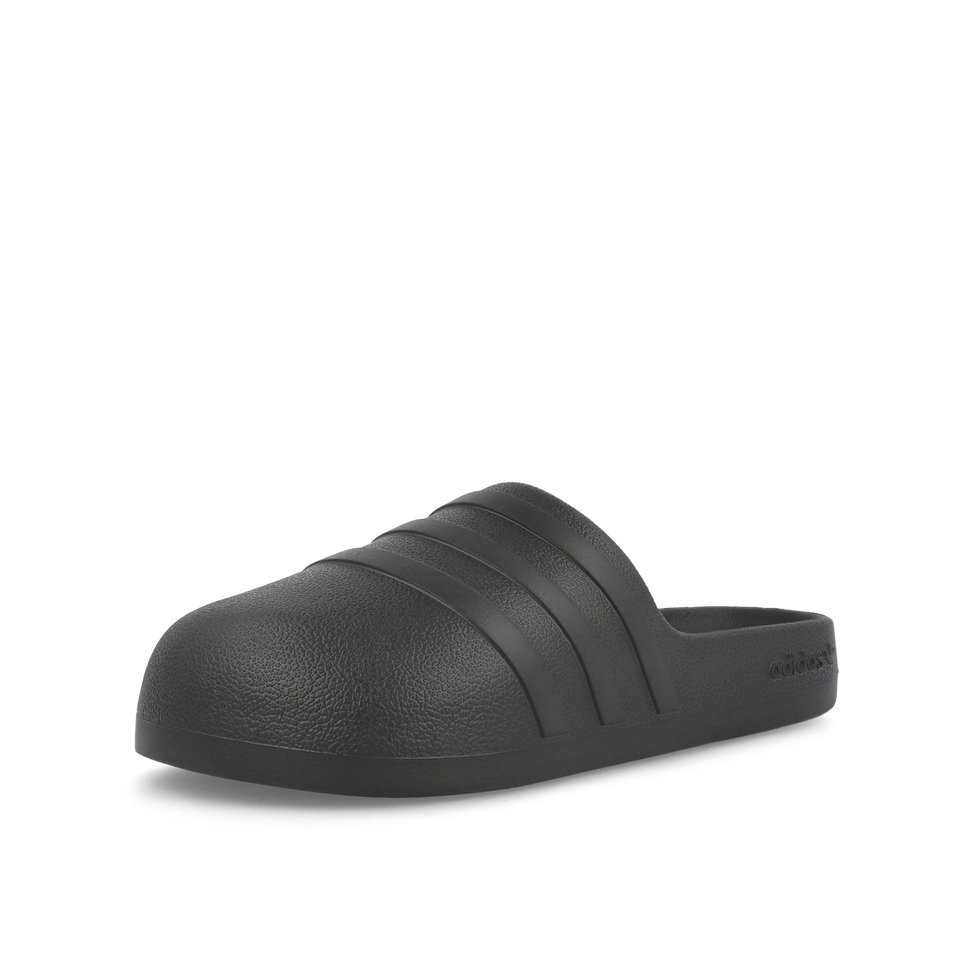 adidas AdiFOM Adilette Carbon-Carbon-Core Black Slides, Sandals & Slippers Close Up | Overkill