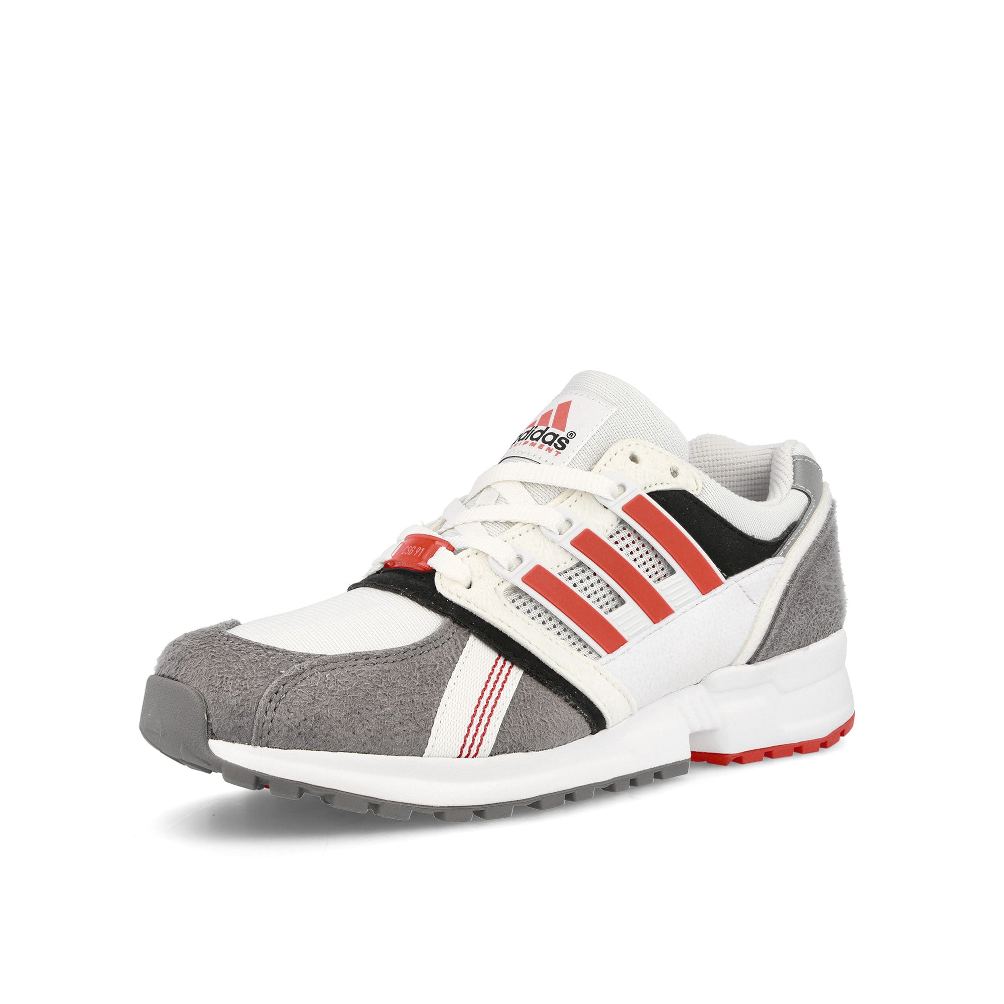 adidas Equipment CSG 91 W Footwear White-Preloved Red-Grey Heather Low Top Sneakers Close Up | Overkill