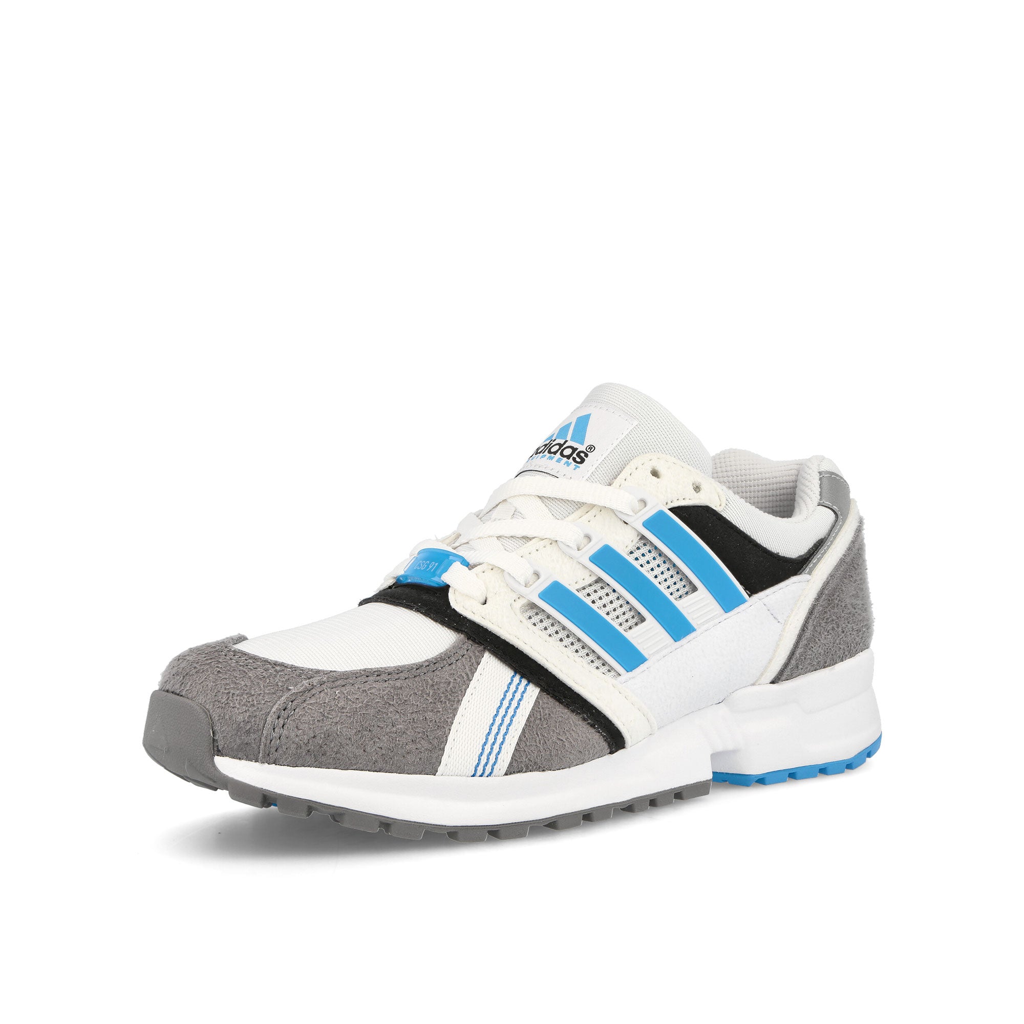 adidas Equipment CSG 91 W Footwear White-Pulse Blue-Grey Heather Low Top Sneakers Close Up | Overkill