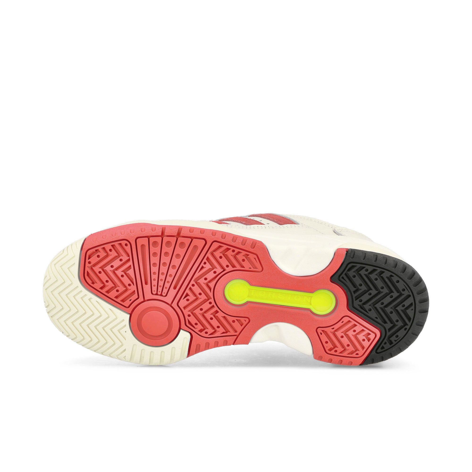 adidas Torsion Response Tennis Lo Cloud White-Premium Red-Chalk White Low Top Sneakers Detail View 1 | Overkill