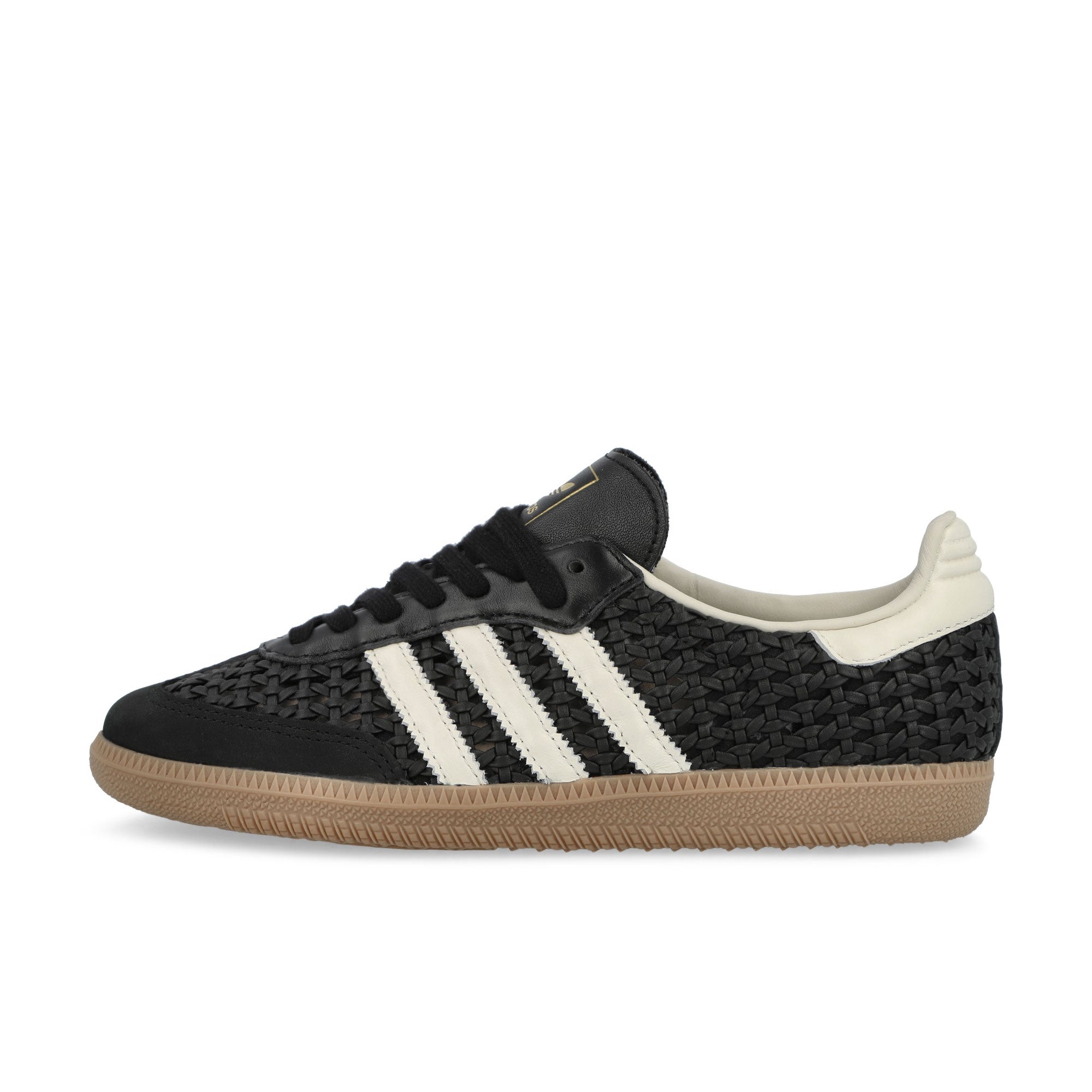 adidas Samba OG W Core Black / Cream White / Gold Metallic Low Top Sneakers HQ9282 Silhouette | Overkill