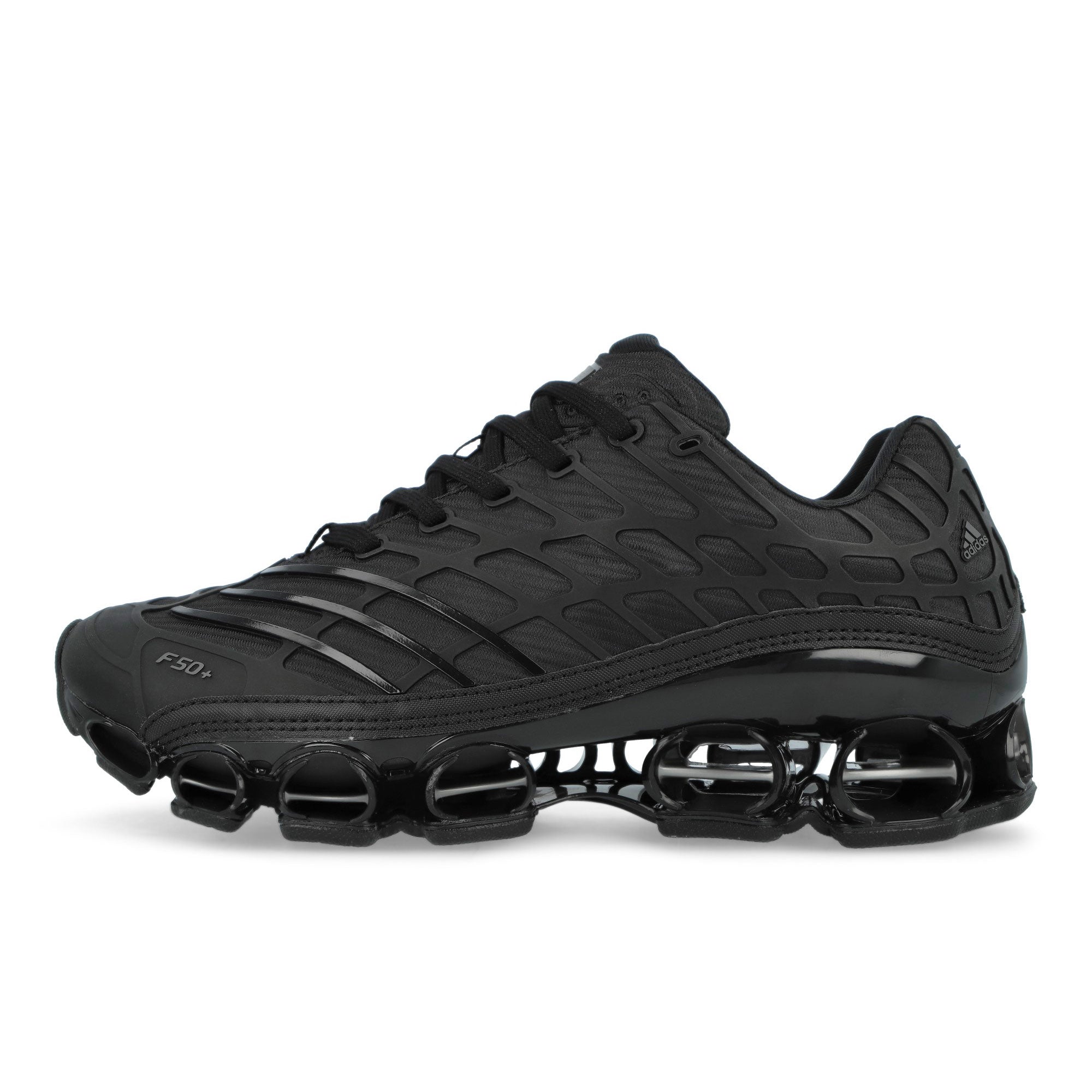 adidas Megaride F50 Core Black / Core Black / Iron Metallic Low Top Sneakers HQ9343 | Overkill