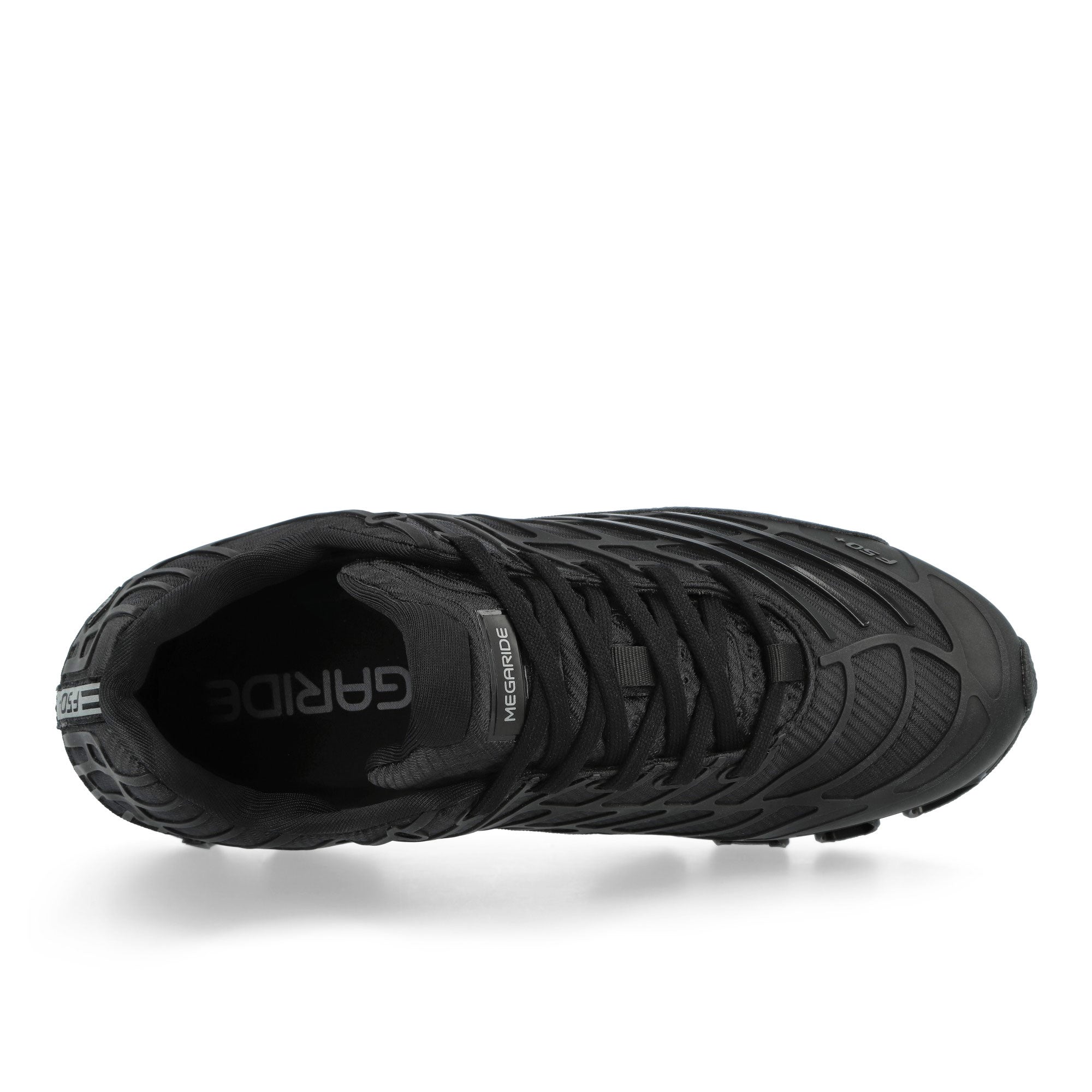 adidas Megaride F50 Core Black / Core Black / Iron Metallic Low Top Sneakers HQ9343 Detailfoto | Overkill