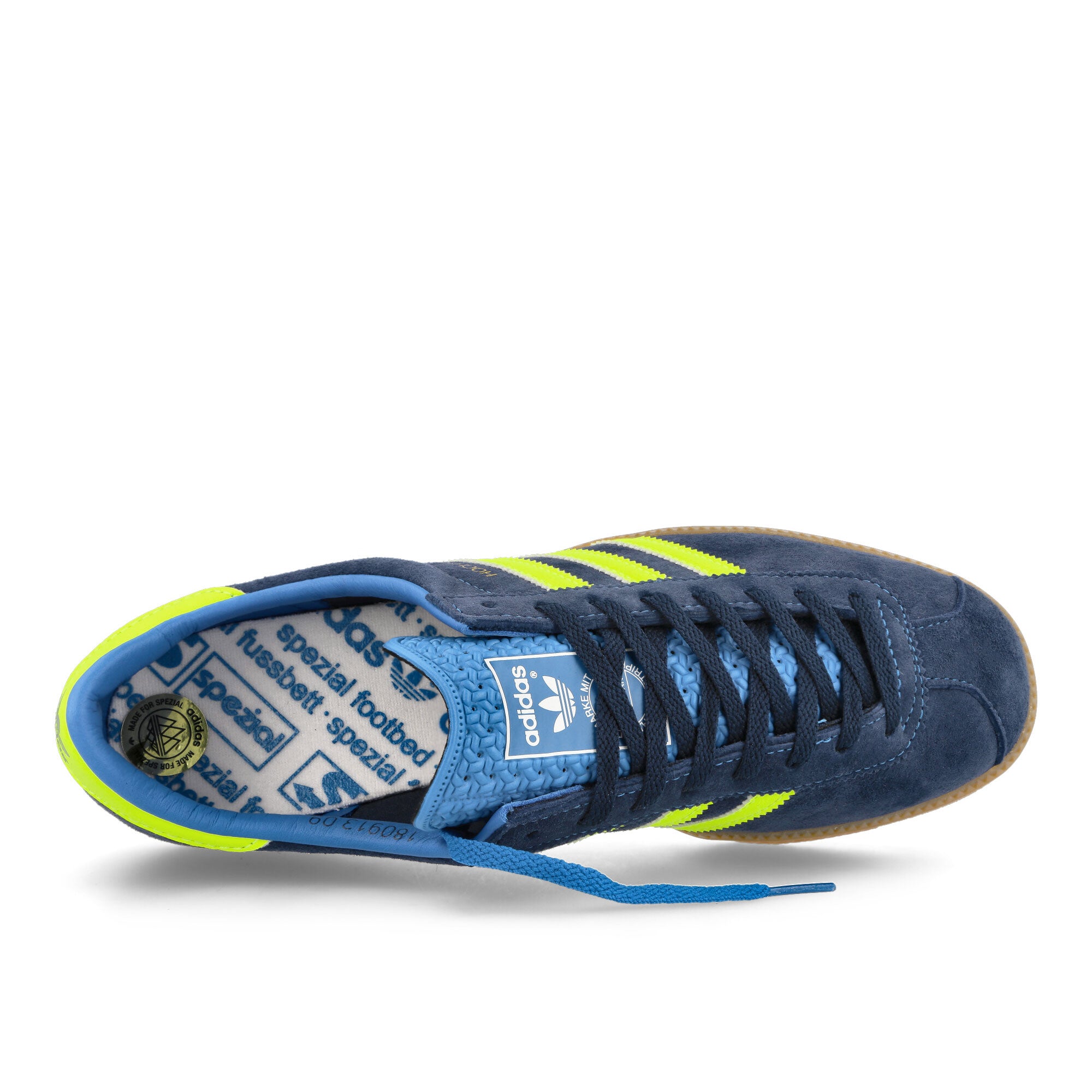 adidas Hochelaga SPZL Night Indigo-Solar Yellow-Blue Bird Sneakers Detailfoto | Overkill