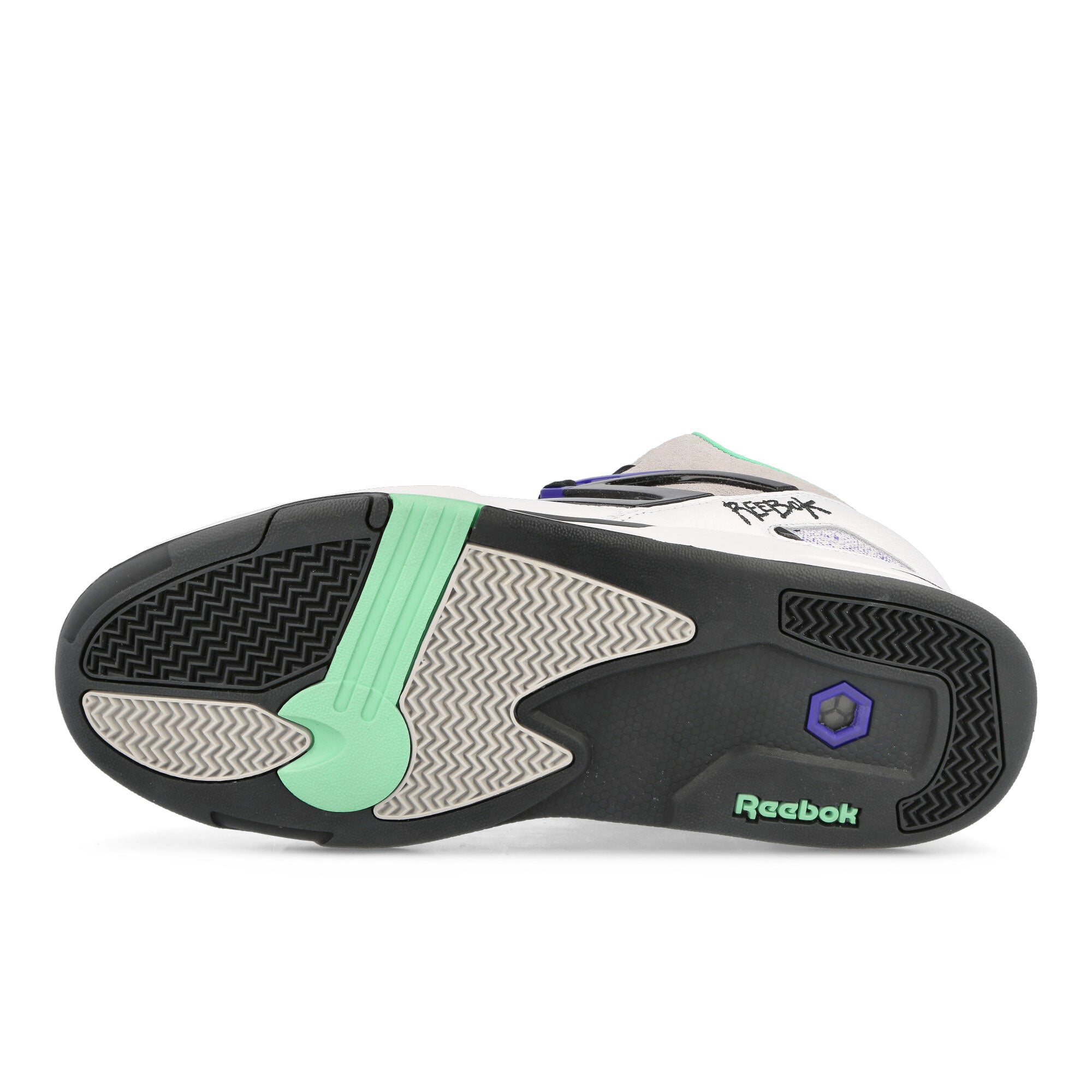 Reebok Pump Omni Zone II Footwear White / Pure Grey / Mint Sneakers Detail View 1 | Overkill