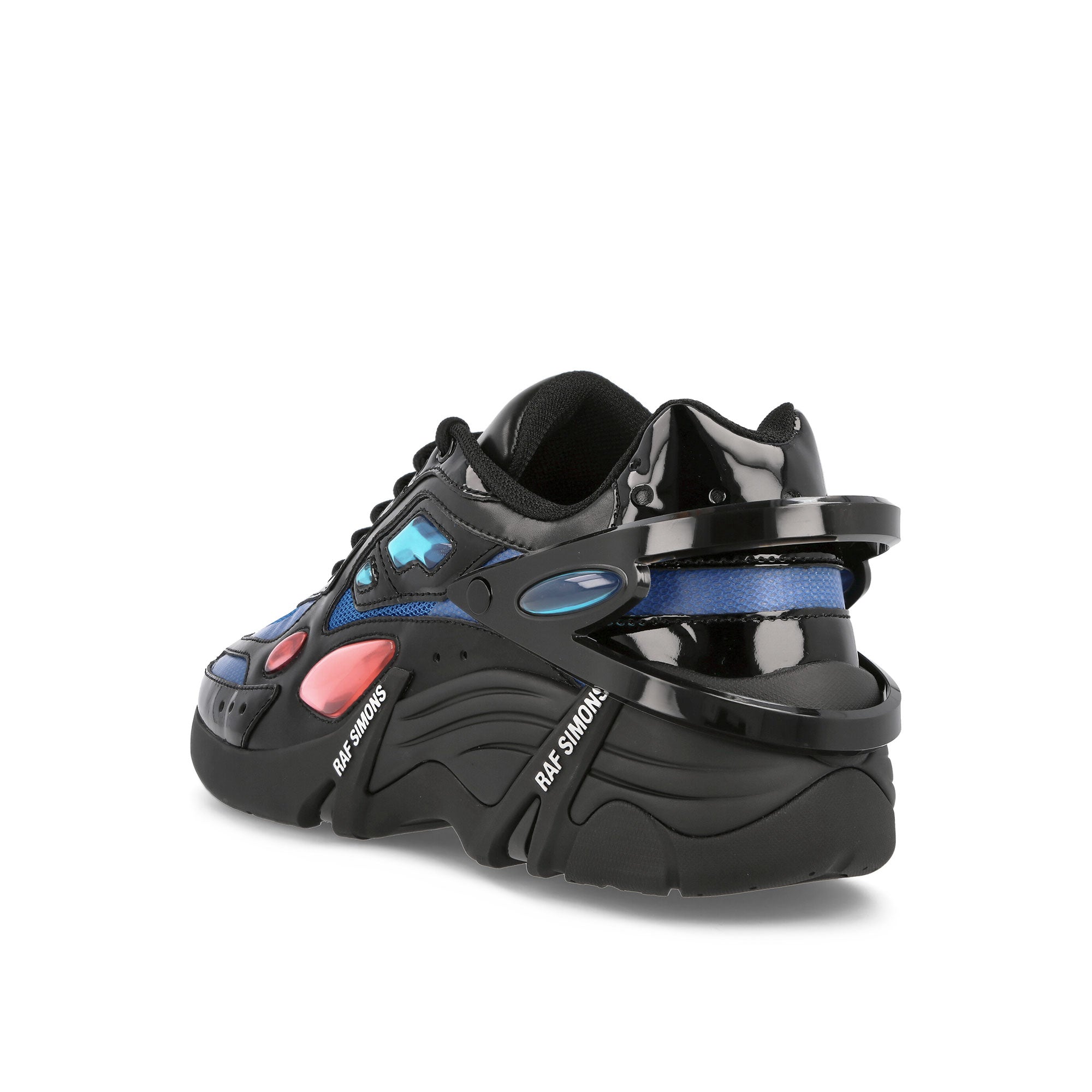 Raf Simons Cylon-21 Black Blue Low Top Sneakers Material | Overkill