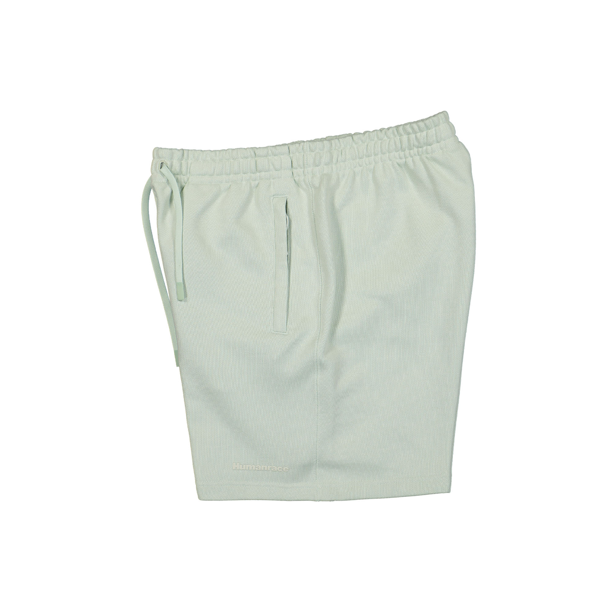 adidas Pharrell Williams x adidas Basics Short Lin Green Shorts Close-up | Overkill