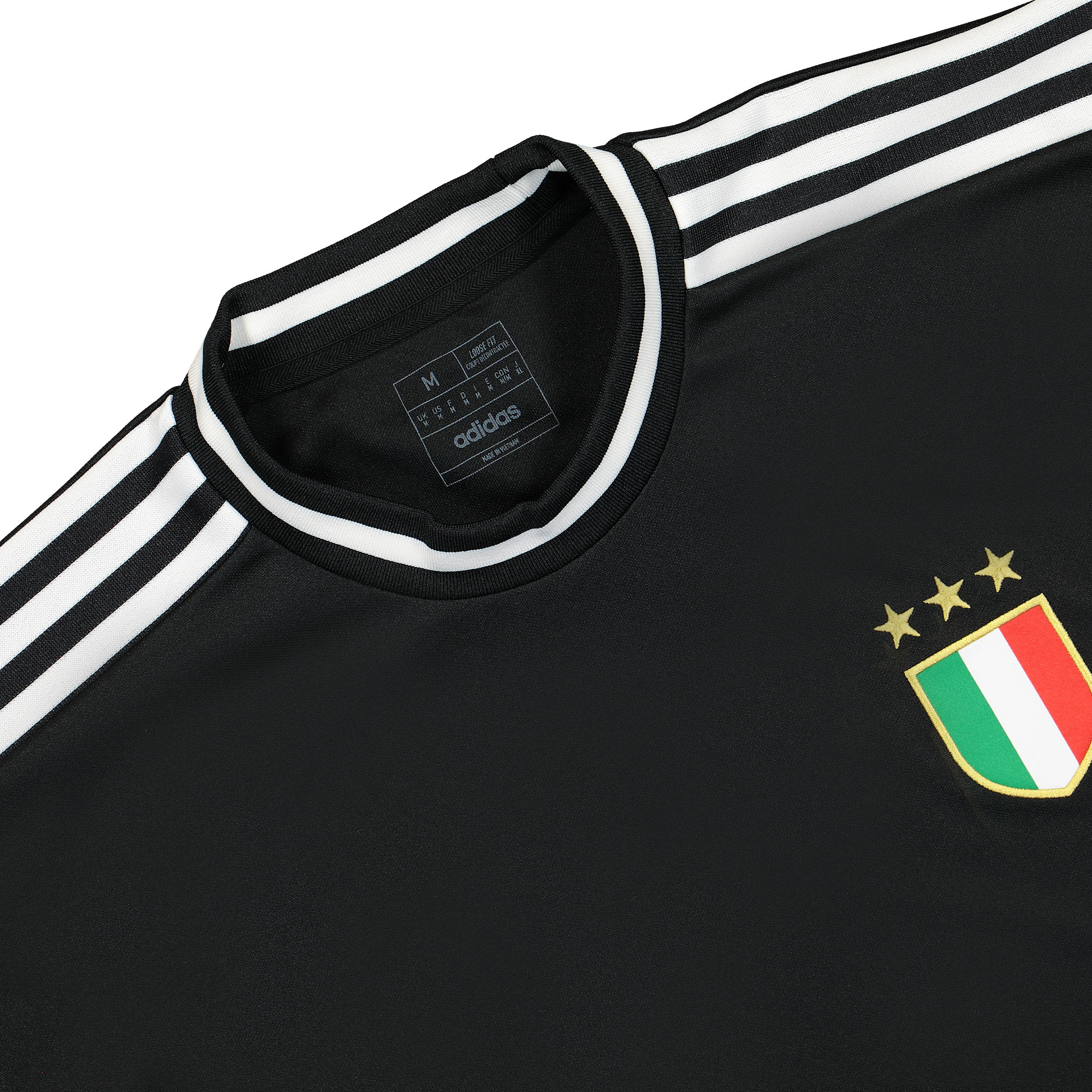 adidas Juventus Turin Goal Keeper Icon Jersey Black Longsleeves Close-up | Overkill