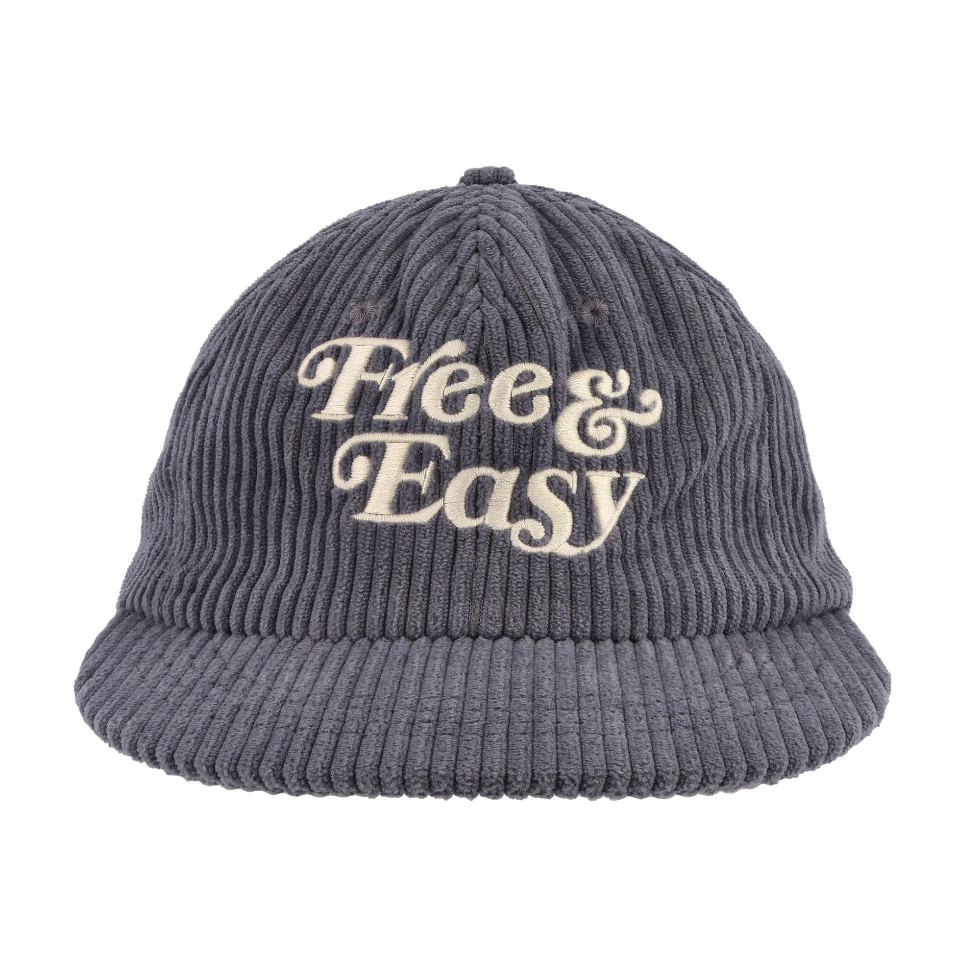 Free & Easy Fat Corduroy Hat Slate Caps Detailfoto | Overkill