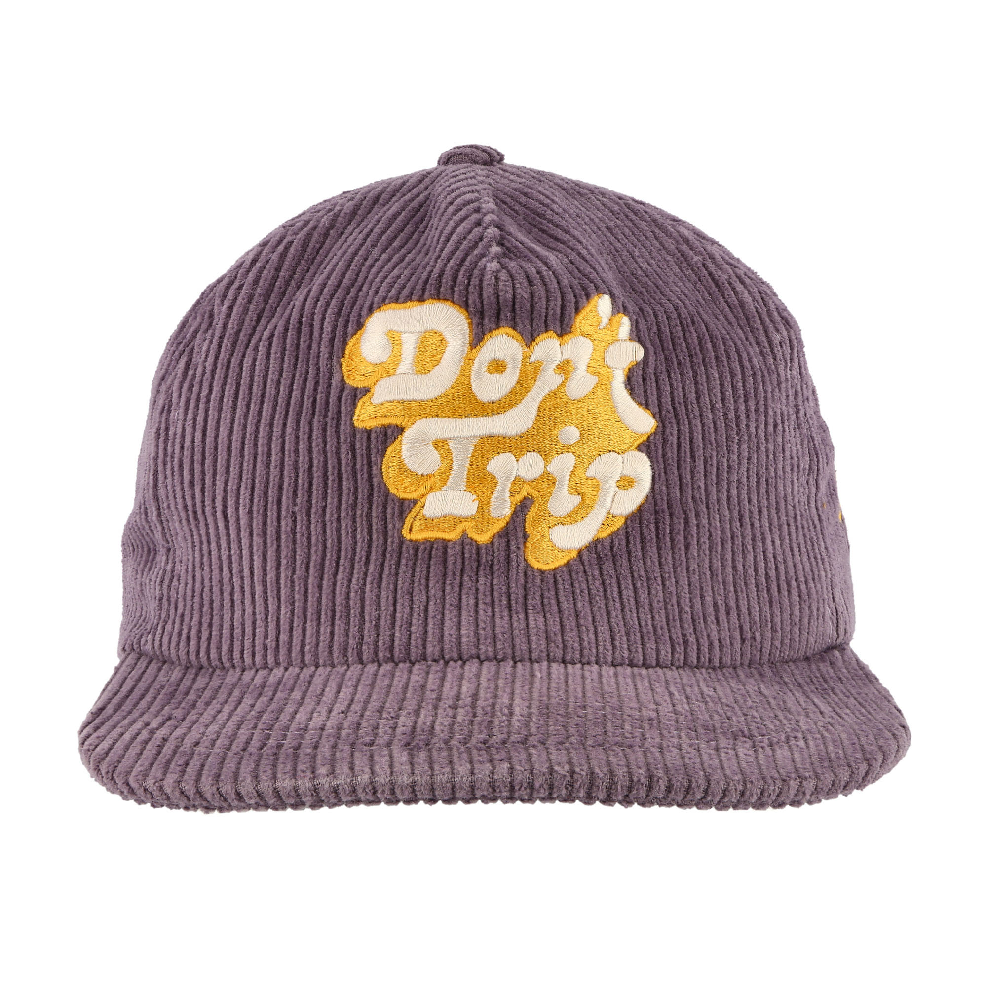 Free & Easy LA Dont Trip Fat Corduroy Snapback Hat Purple Caps Detailfoto | Overkill