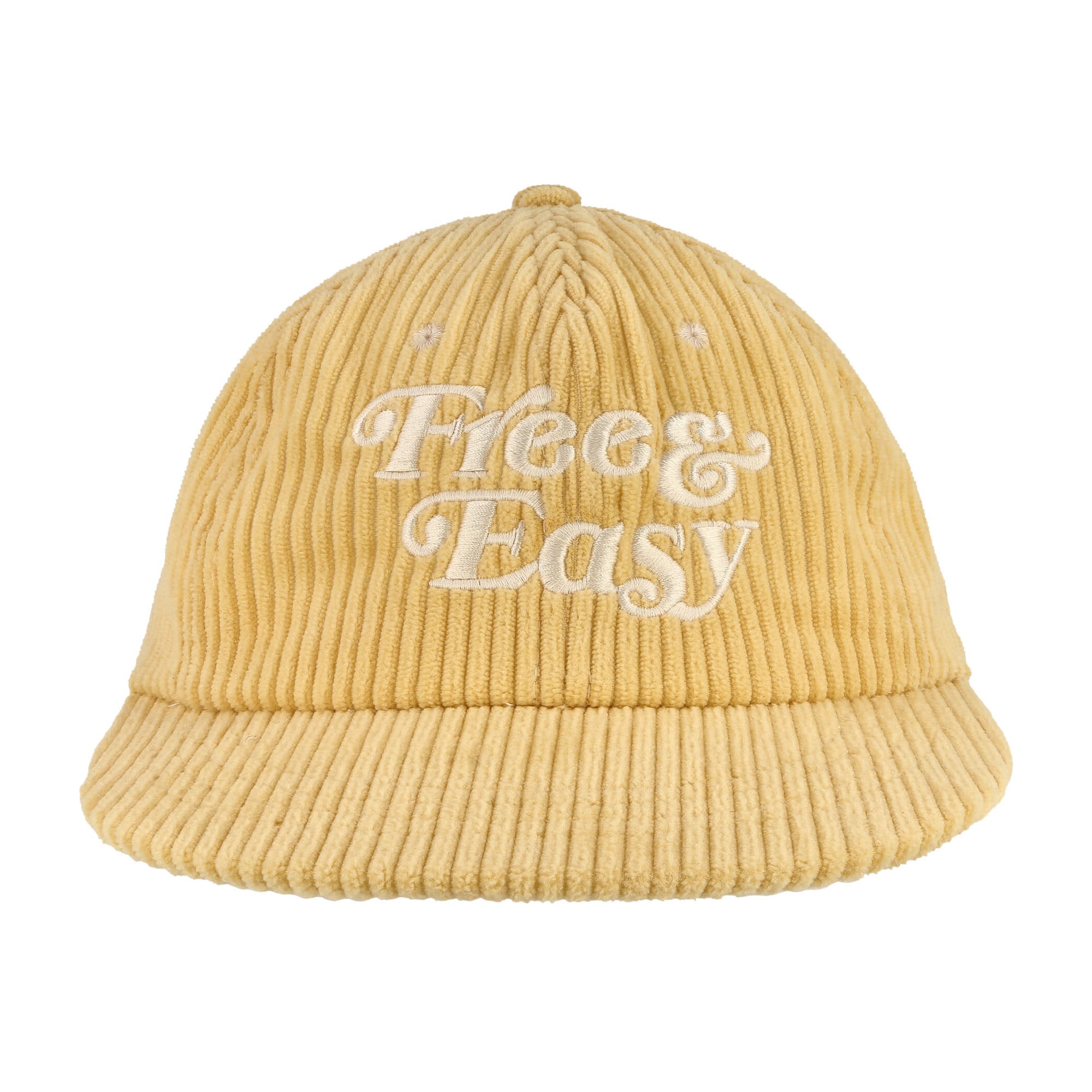 Free & Easy Fat Corduroy Hat Butter Caps Detailfoto | Overkill