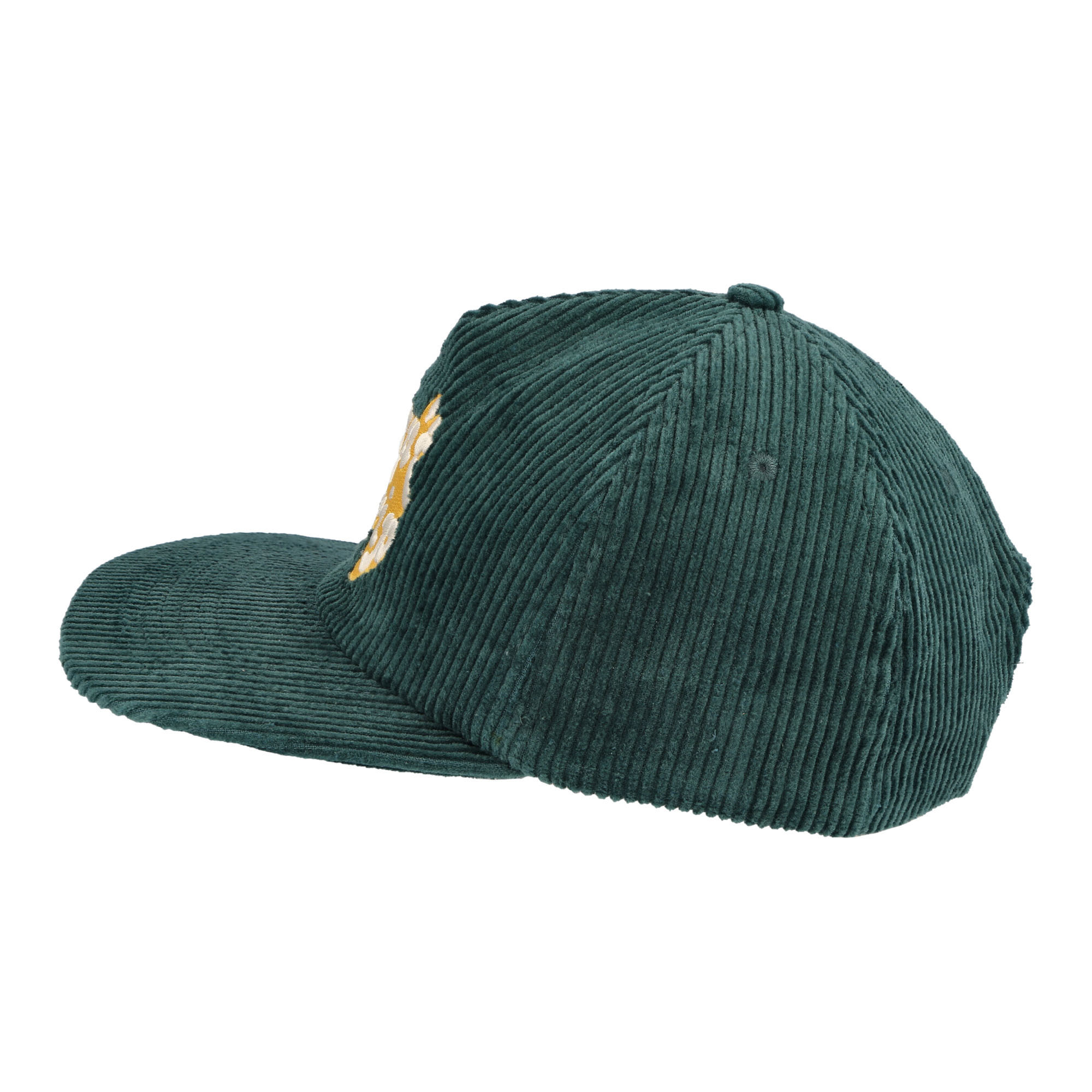 Free & Easy LA Dont Trip Fat Corduroy Snapback Hat Green Caps Material | Overkill