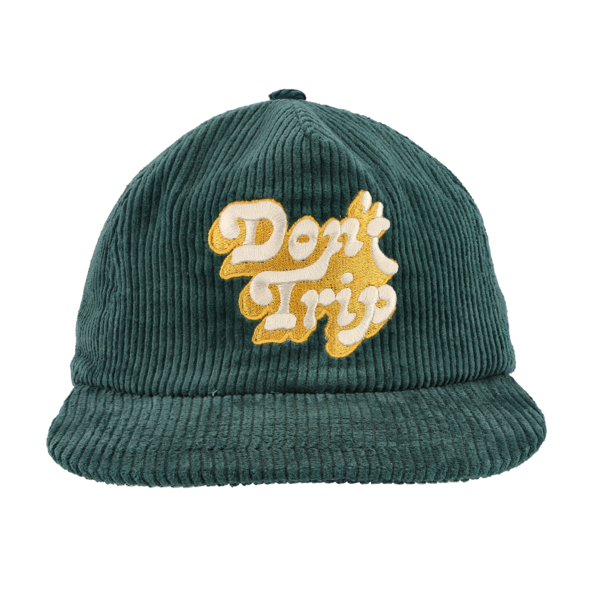 Free & Easy LA Dont Trip Fat Corduroy Snapback Hat Green Caps Detailfoto | Overkill