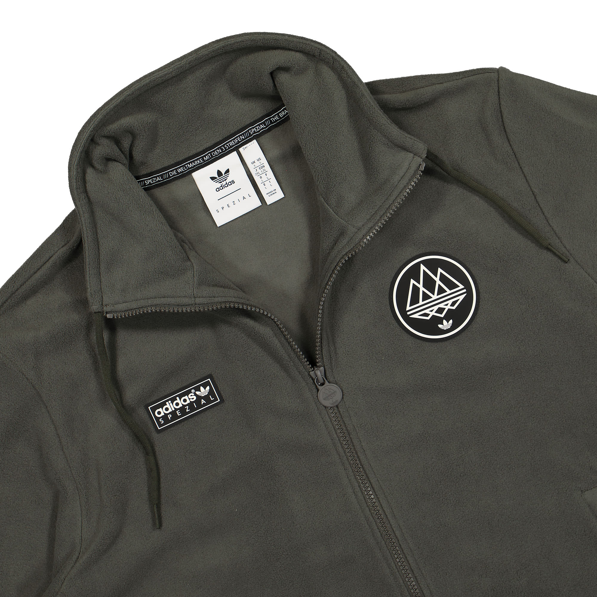 adidas SPZL Tockholes Track Top Utility Grey Track Jackets Detailfoto | Overkill