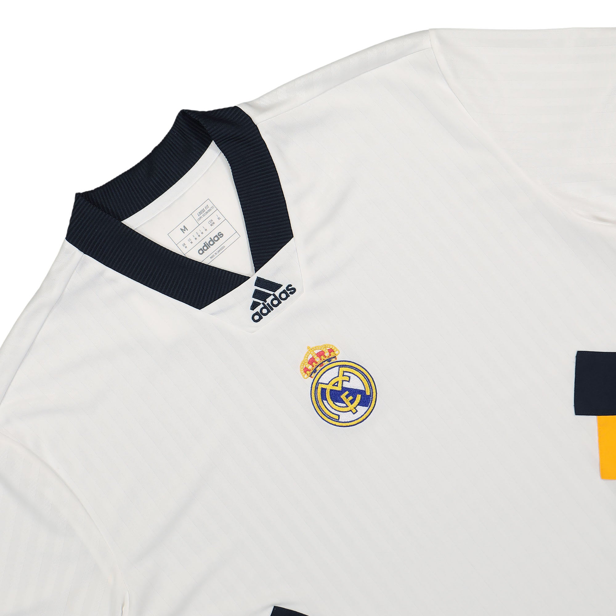 adidas Real Madrid Icon Jersey White T-Shirts Close-up | Overkill