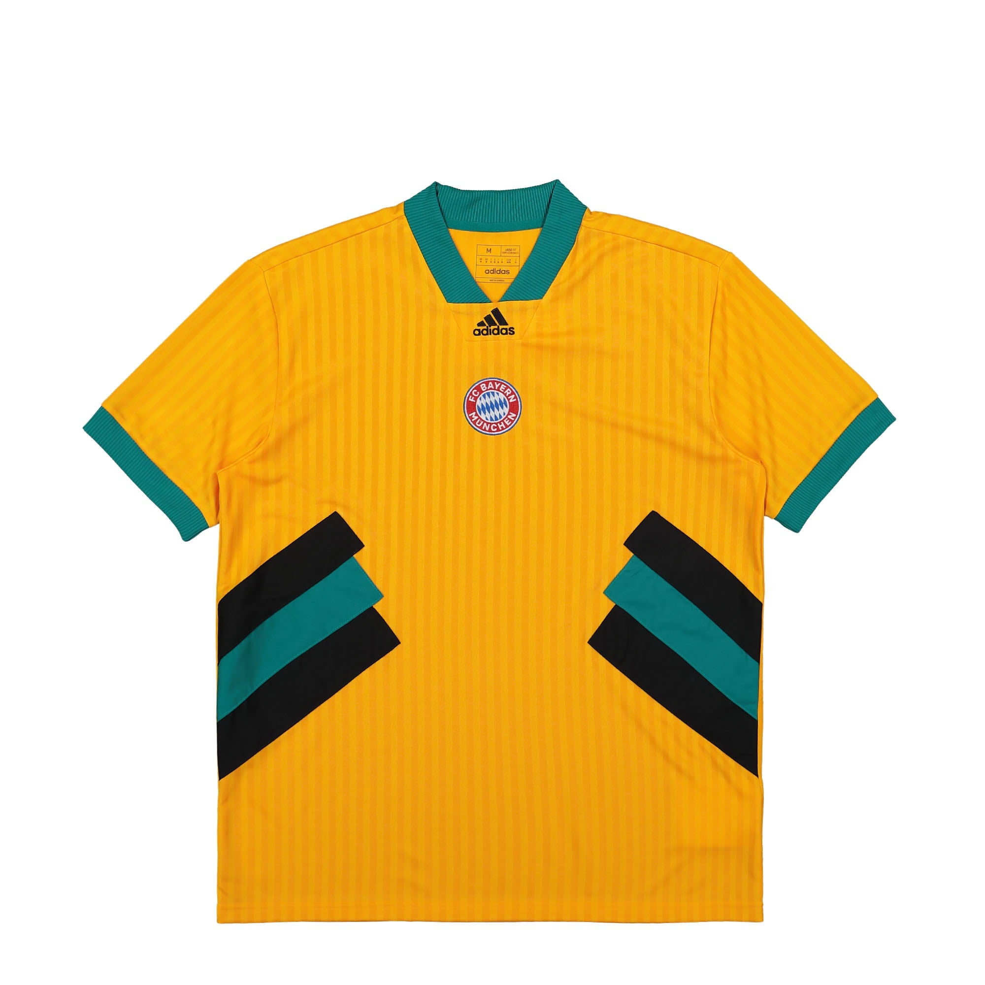 adidas FC Bayern Icon Jersey Semi Solar Gold T-Shirts HT8833 | Overkill