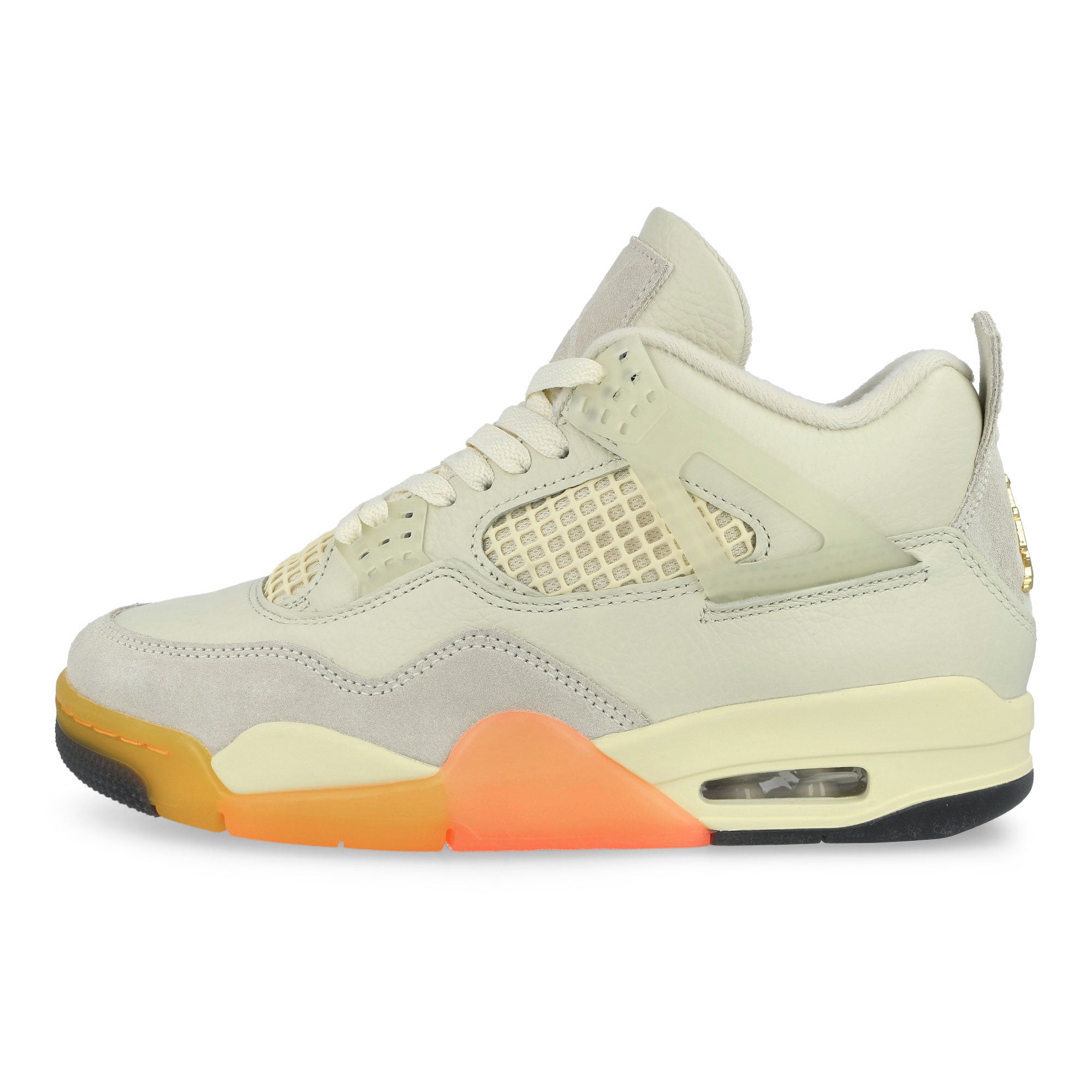 Air Jordan 4 Retro Birds of Paradise Coconut Milk / Muslin - Bright Mango Mid Top Sneakers HV0823 101 | Overkill
