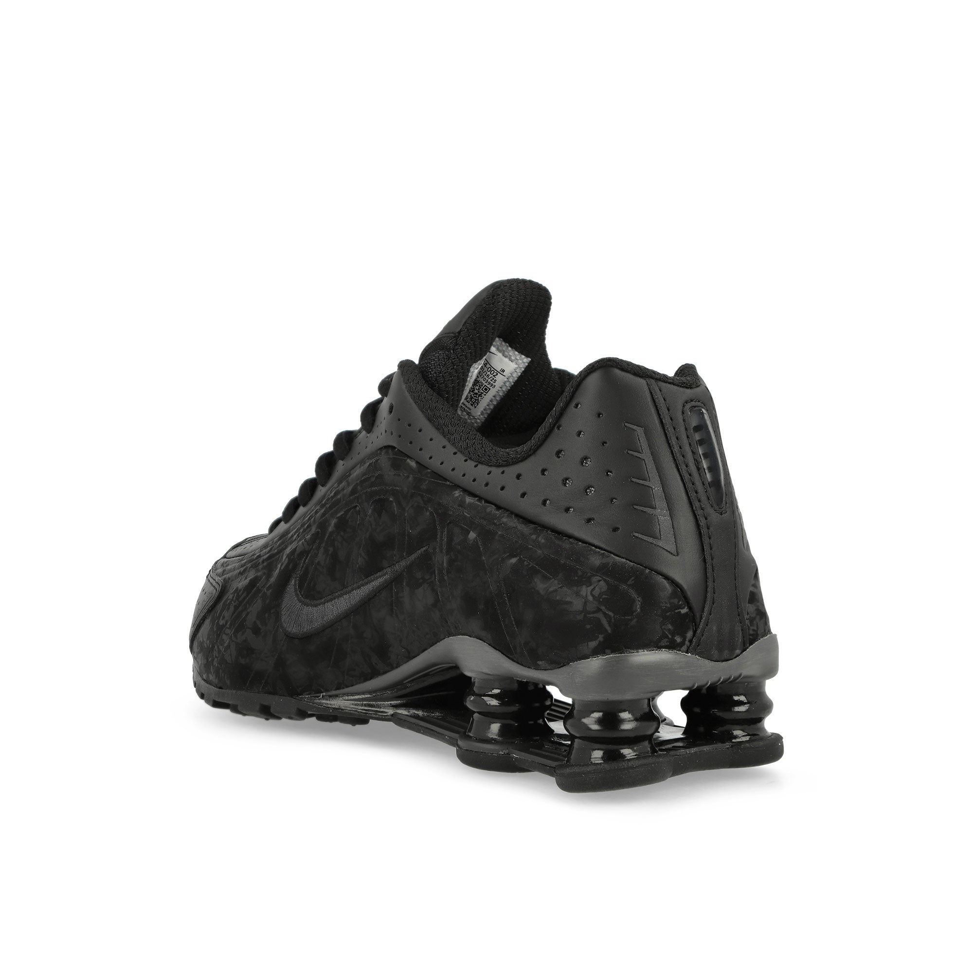Nike W Shox R4 Black / Dark Smoke Grey Low Top Sneakers Material | Overkill