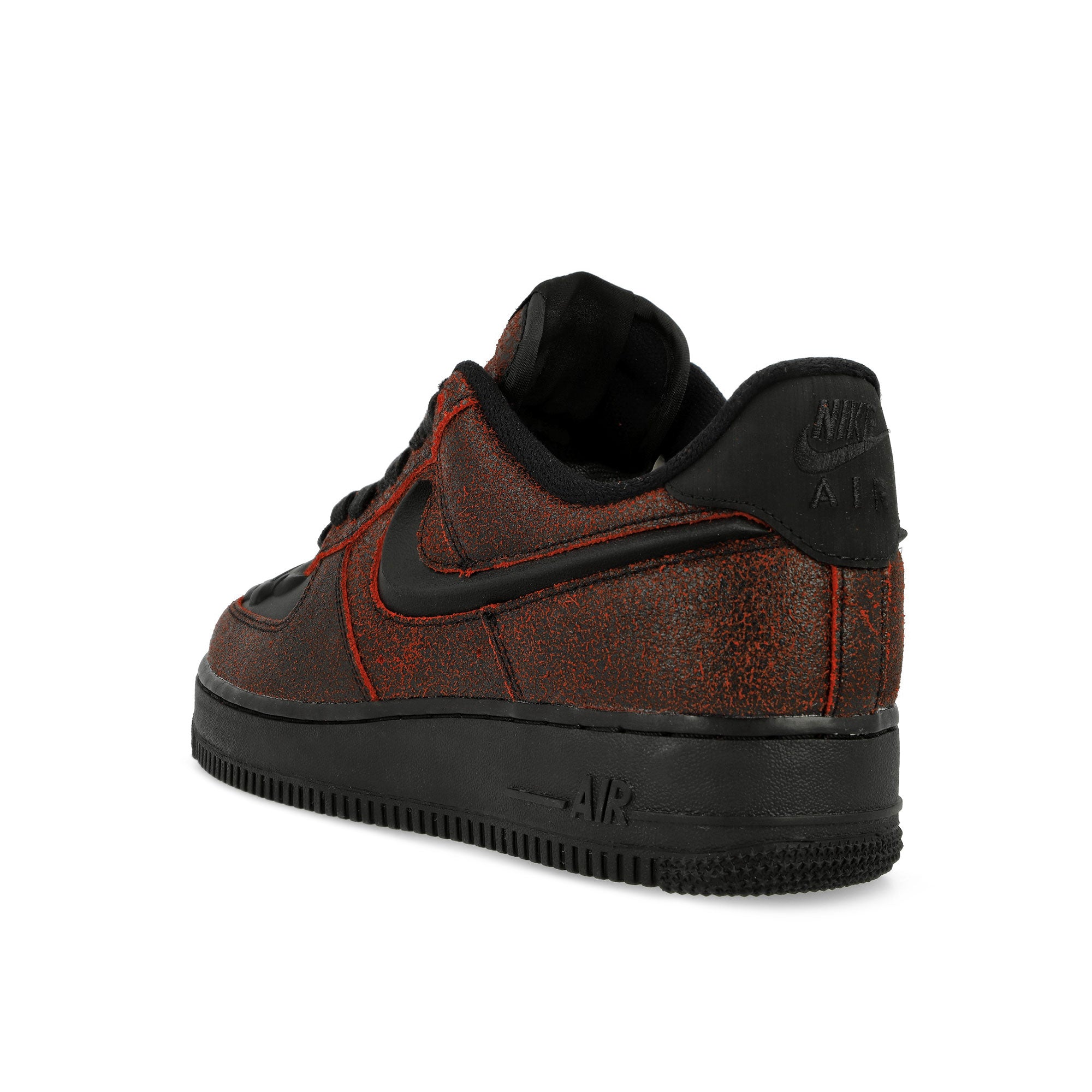 Nike Air Force 1 Low Retro Halloween QS Black / Black - Crimson Low Top Sneakers Material | Overkill