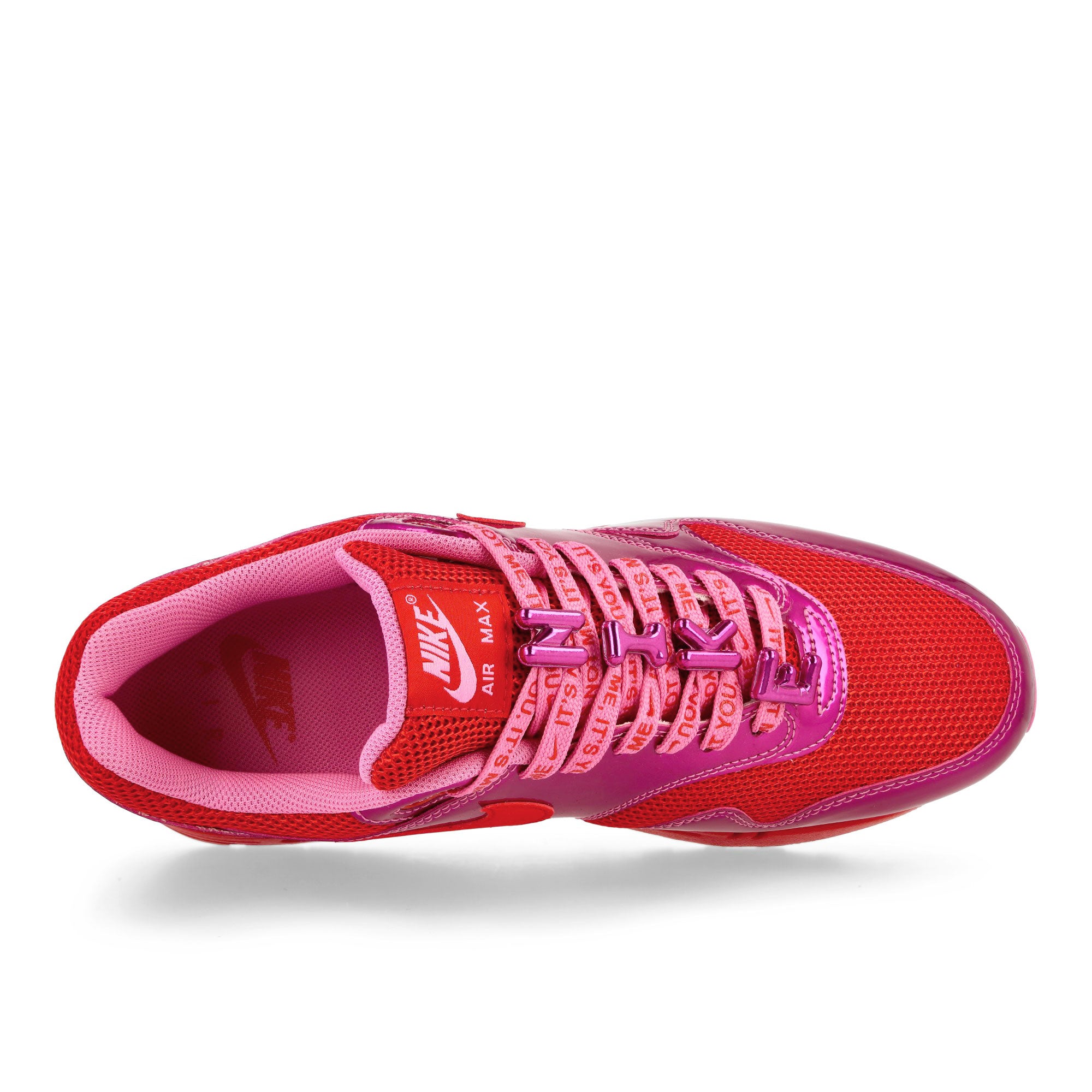 Nike Air Max 1 Premium Playful Pink-University Red-Playful Pink Low Top Sneakers Detailfoto | Overkill