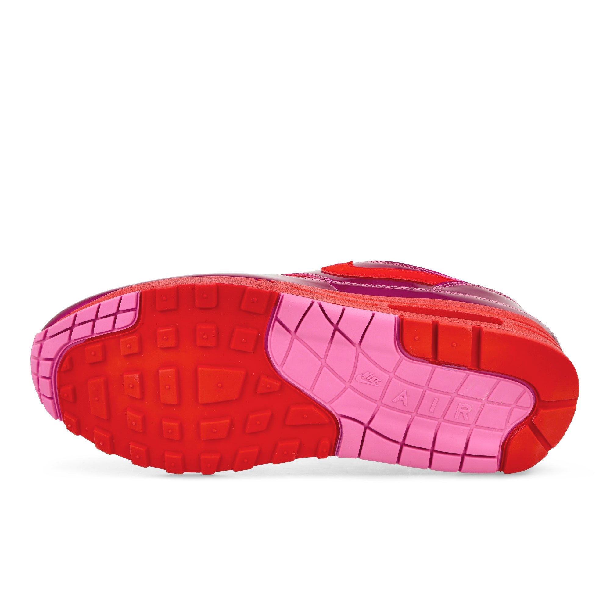Nike Air Max 1 Premium Playful Pink-University Red-Playful Pink Low Top Sneakers Detail View 1 | Overkill