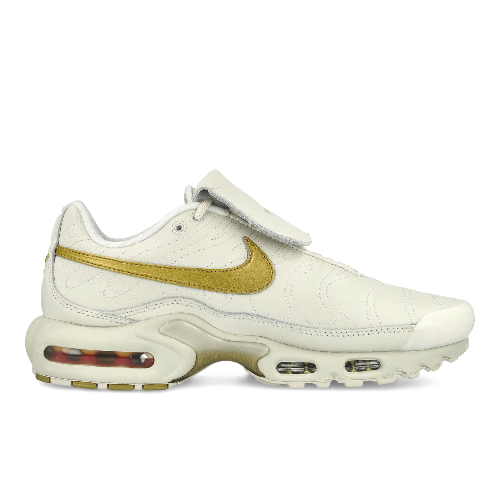 Nike Air Max Plus Tiempo Phantom / Metallic Gold Low Top Sneakers Silhouette | Overkill