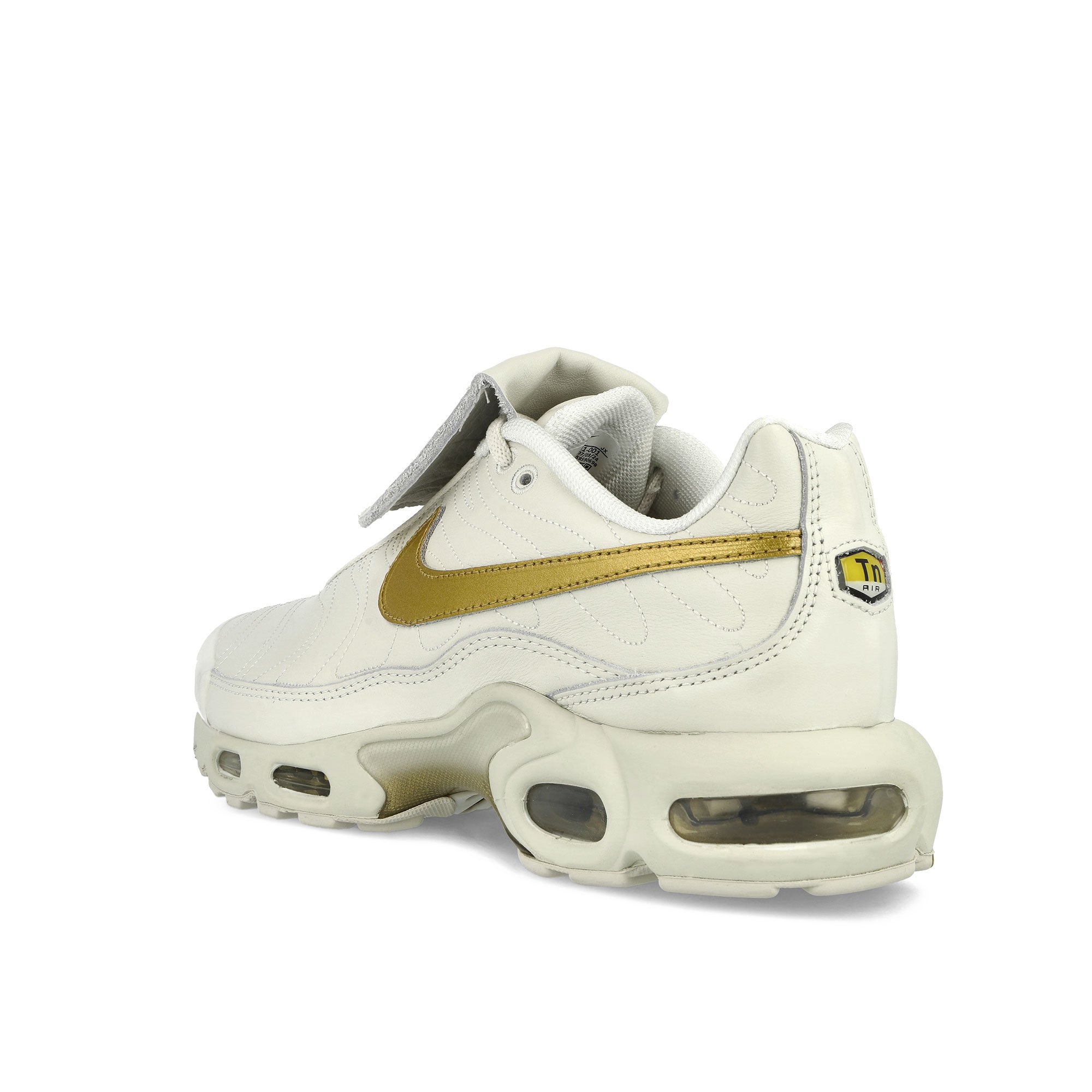 Nike Air Max Plus Tiempo Phantom / Metallic Gold Low Top Sneakers Material | Overkill