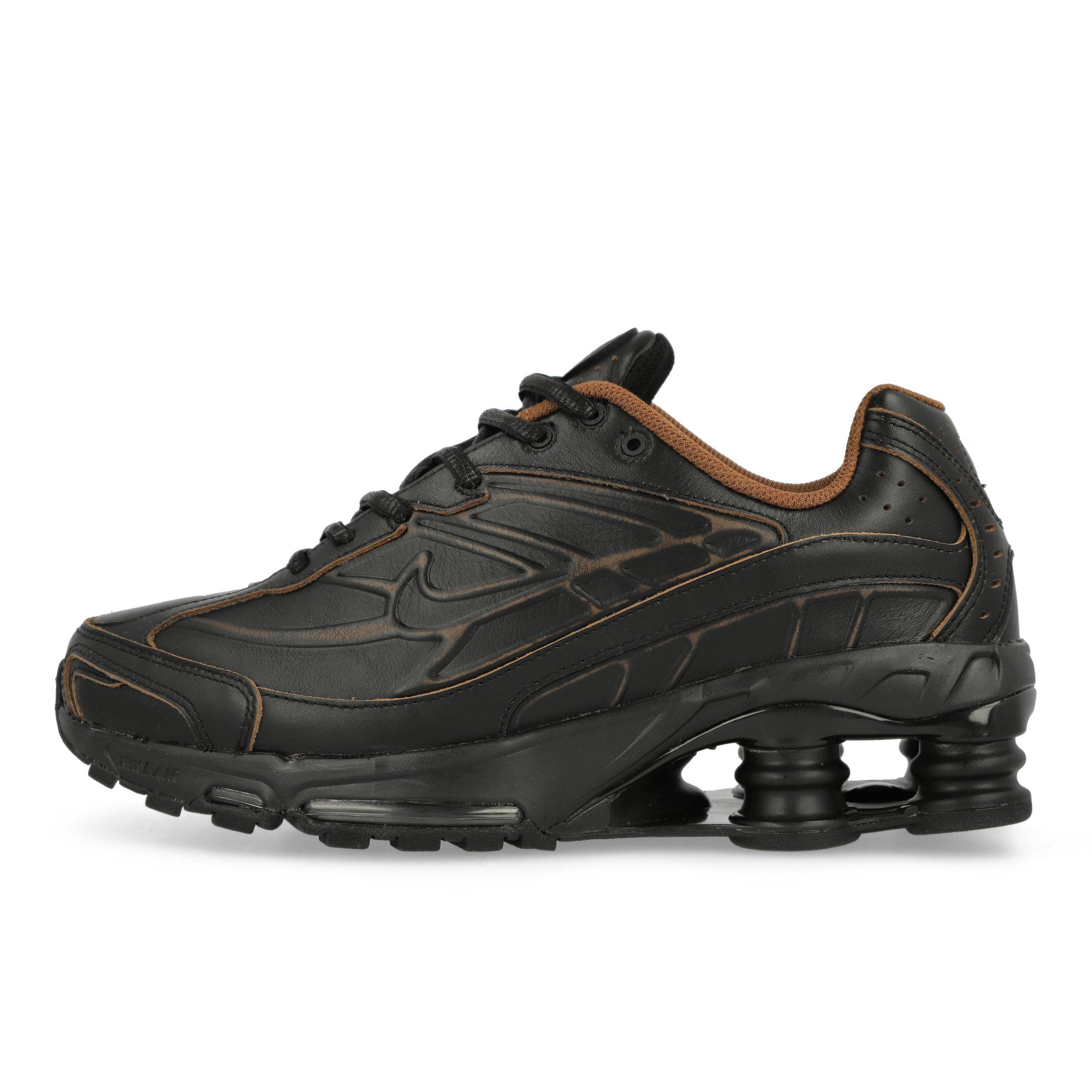 Nike Shox Ride 2 Premium Black / Black-Light British Tan Low Top Sneakers HV4447 010 | Overkill