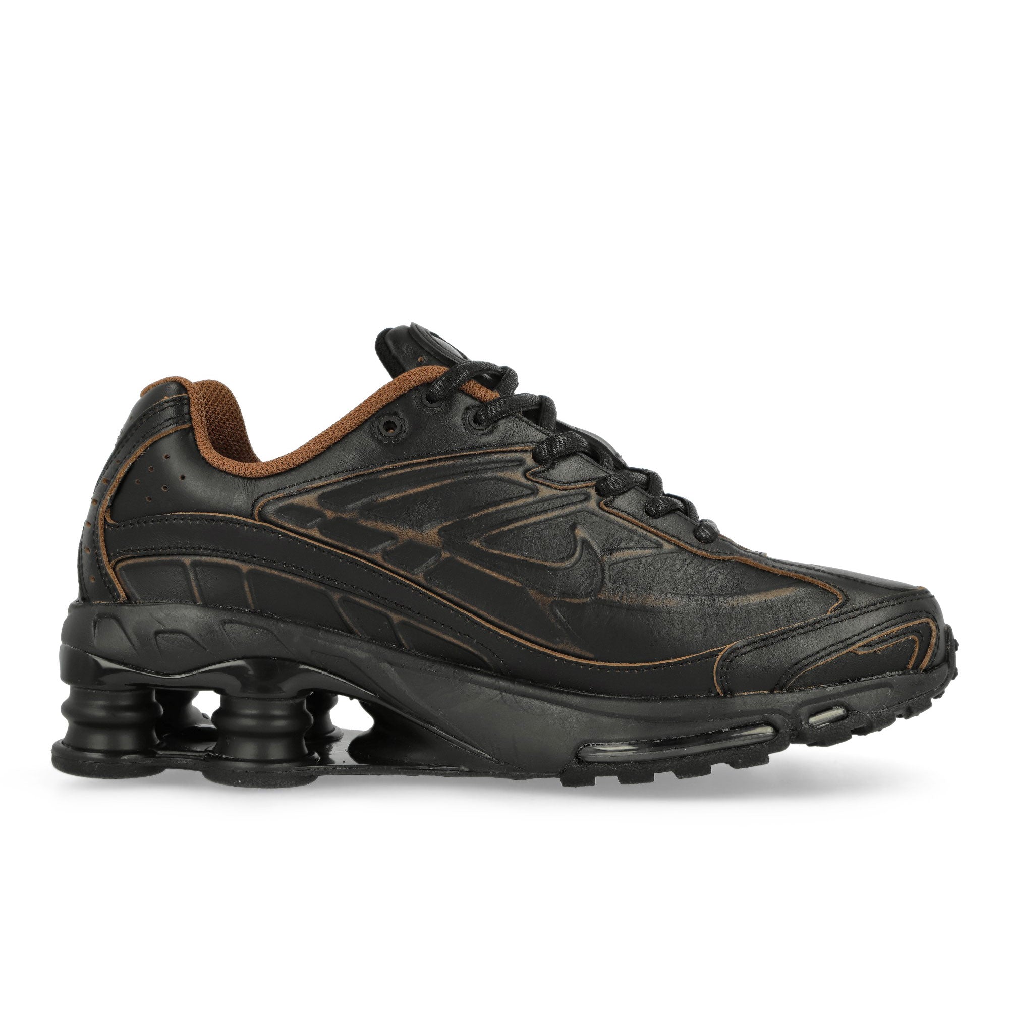 Nike Shox Ride 2 Premium Black / Black-Light British Tan Low Top Sneakers Silhouette | Overkill