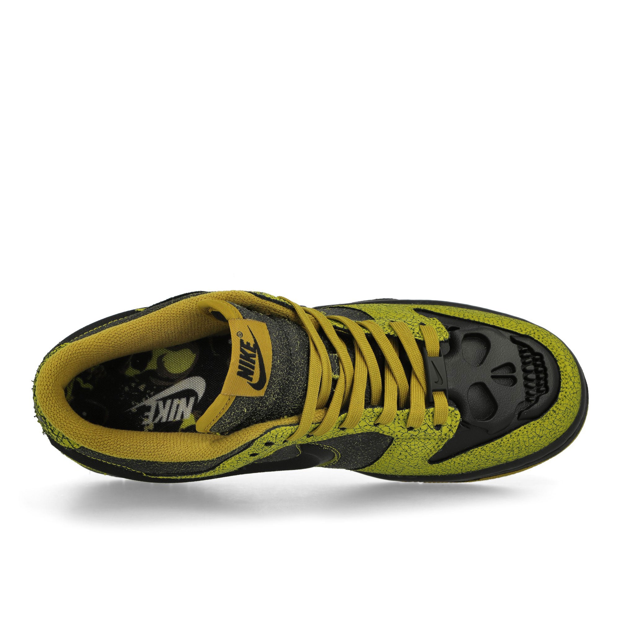 Nike Dunk Low Retro Halloween QS Bright Cactus / Black - Green Curry Low Top Sneakers Detailfoto | Overkill