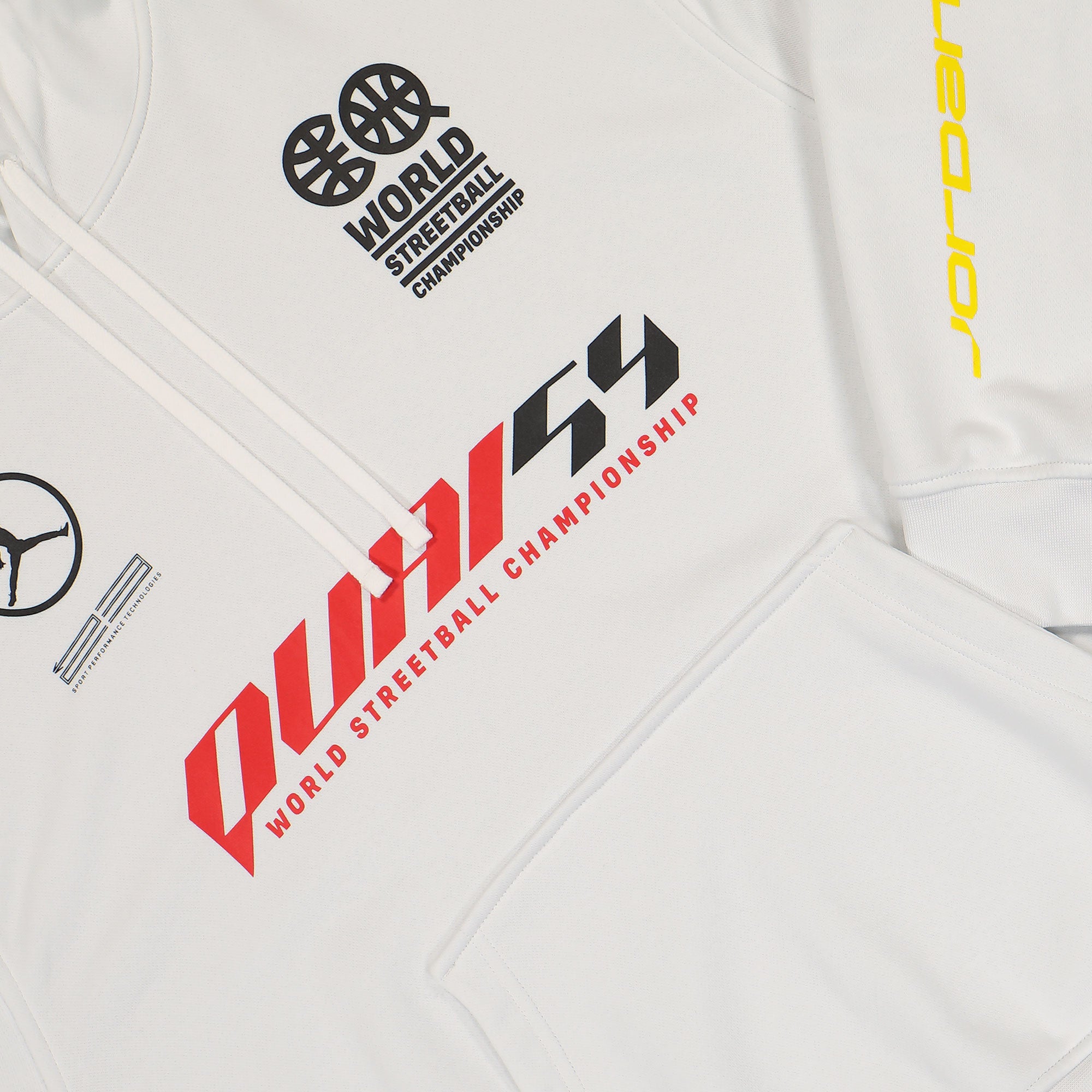 Jordan Sport Crossover Quai 54 Hoodie Summit White / Black Hoodies Detailfoto | Overkill