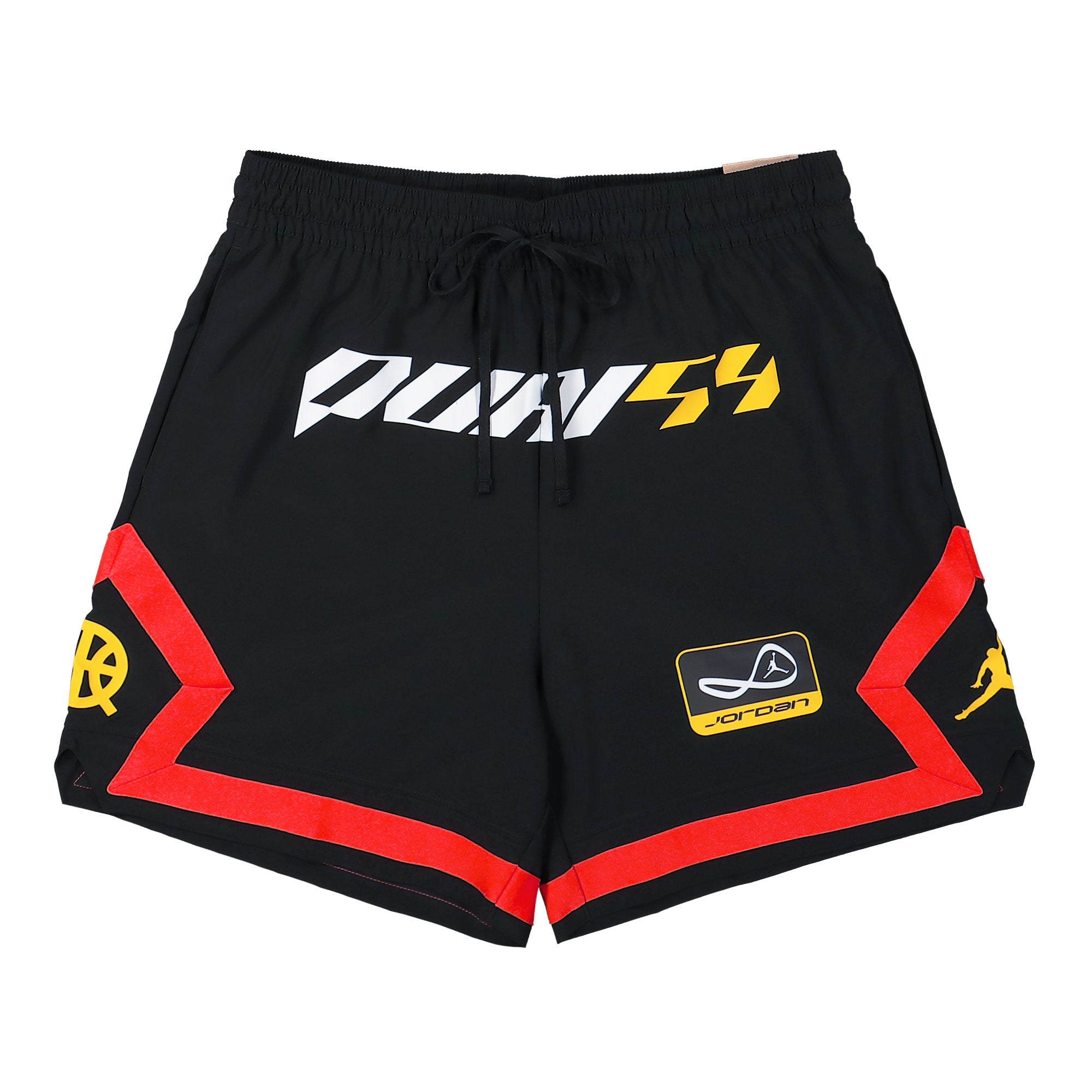 Jordan Quai 54 Dri-Fit Woven Diamond Shorts Black / Tour Yellow Shorts HV6701 010 | Overkill