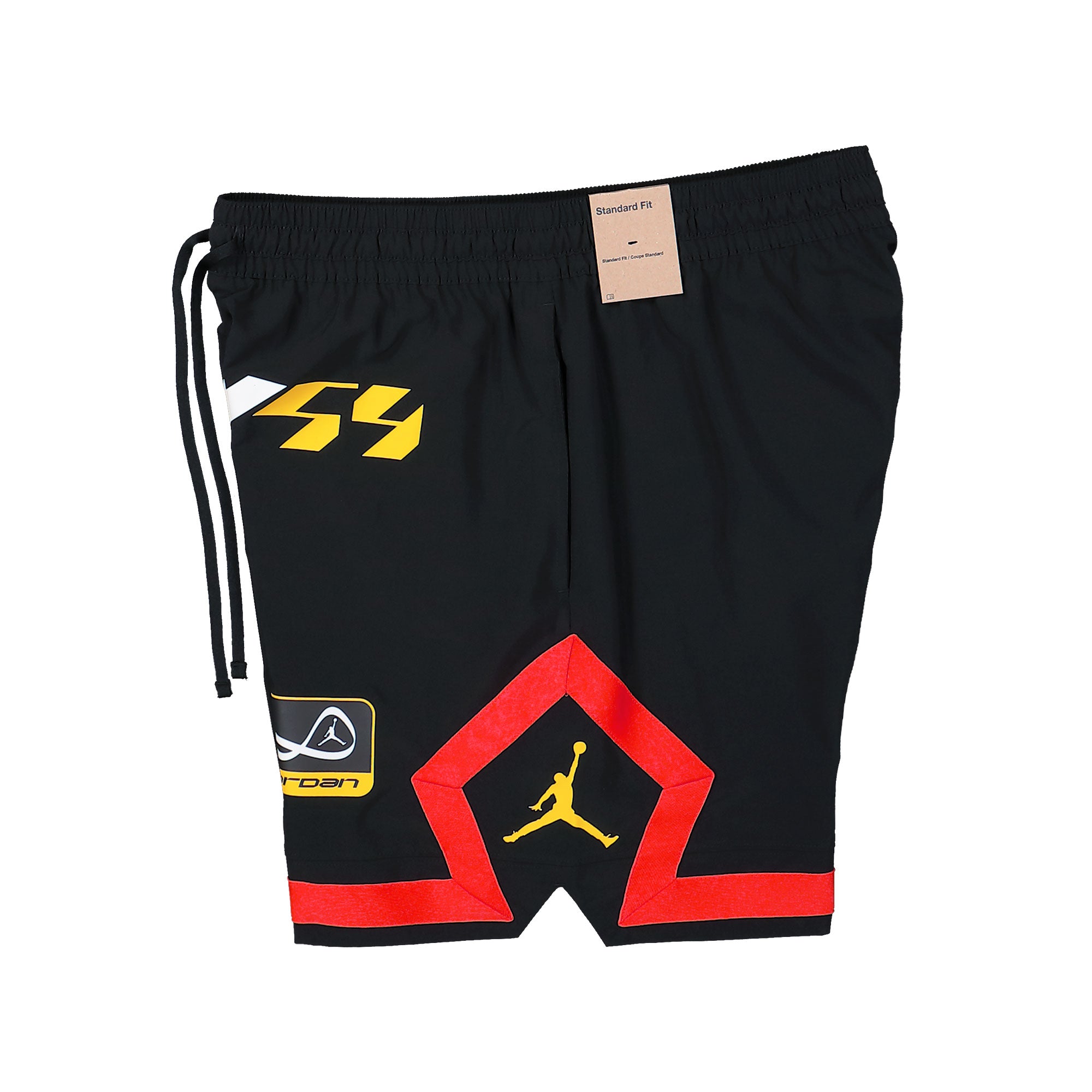 Jordan Quai 54 Dri-Fit Woven Diamond Shorts Black / Tour Yellow Shorts HV6701 010 Detailfoto | Overkill