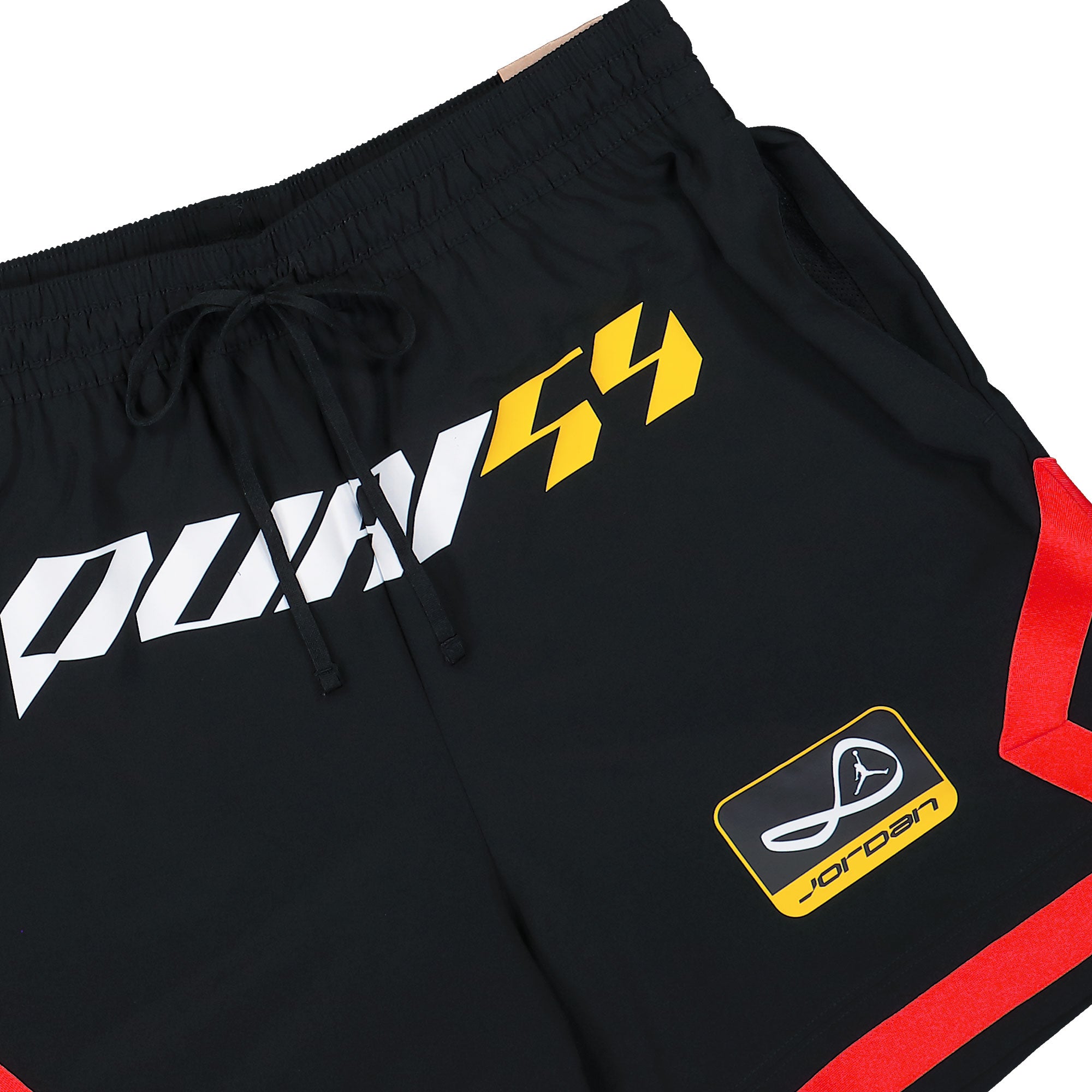 Jordan Quai 54 Dri-Fit Woven Diamond Shorts Black / Tour Yellow Shorts HV6701 010 Detail View 1 | Overkill