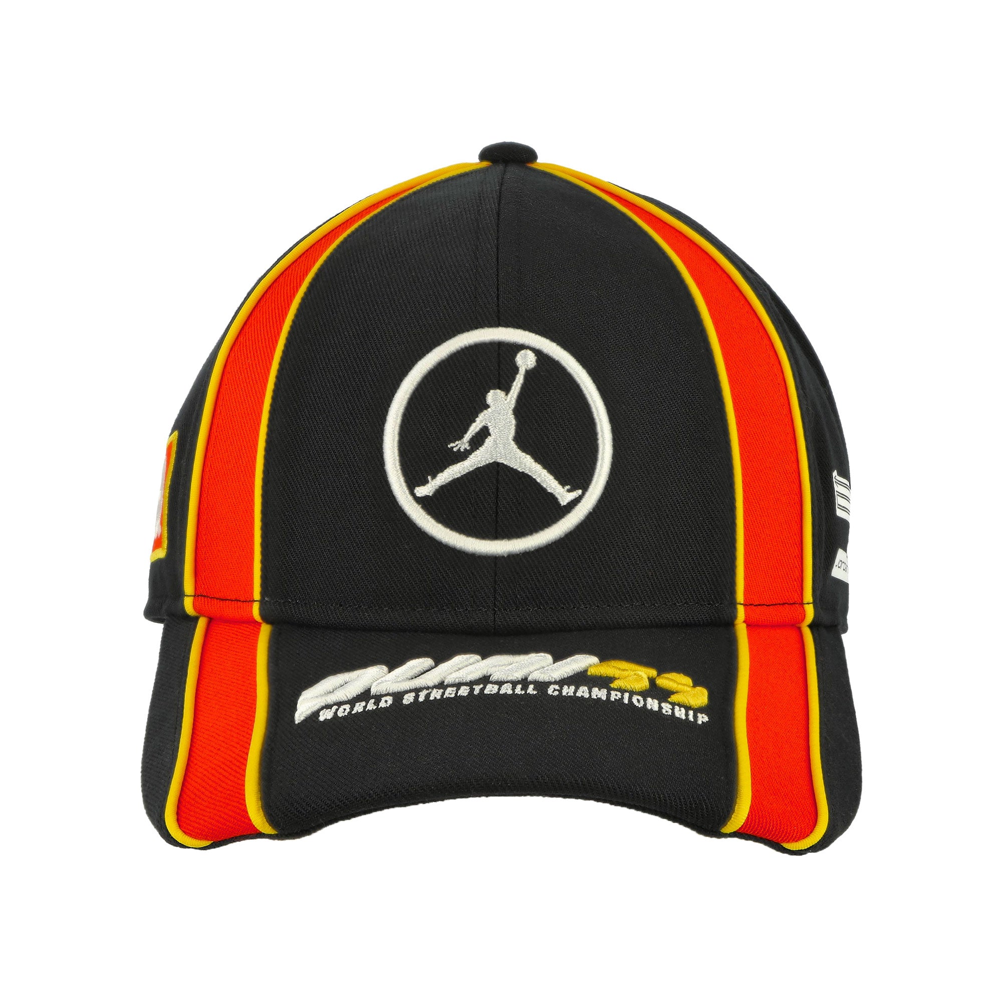 Jordan Rise Quai 54 Cap Black / Chile Red / Summit White Caps Detailfoto | Overkill