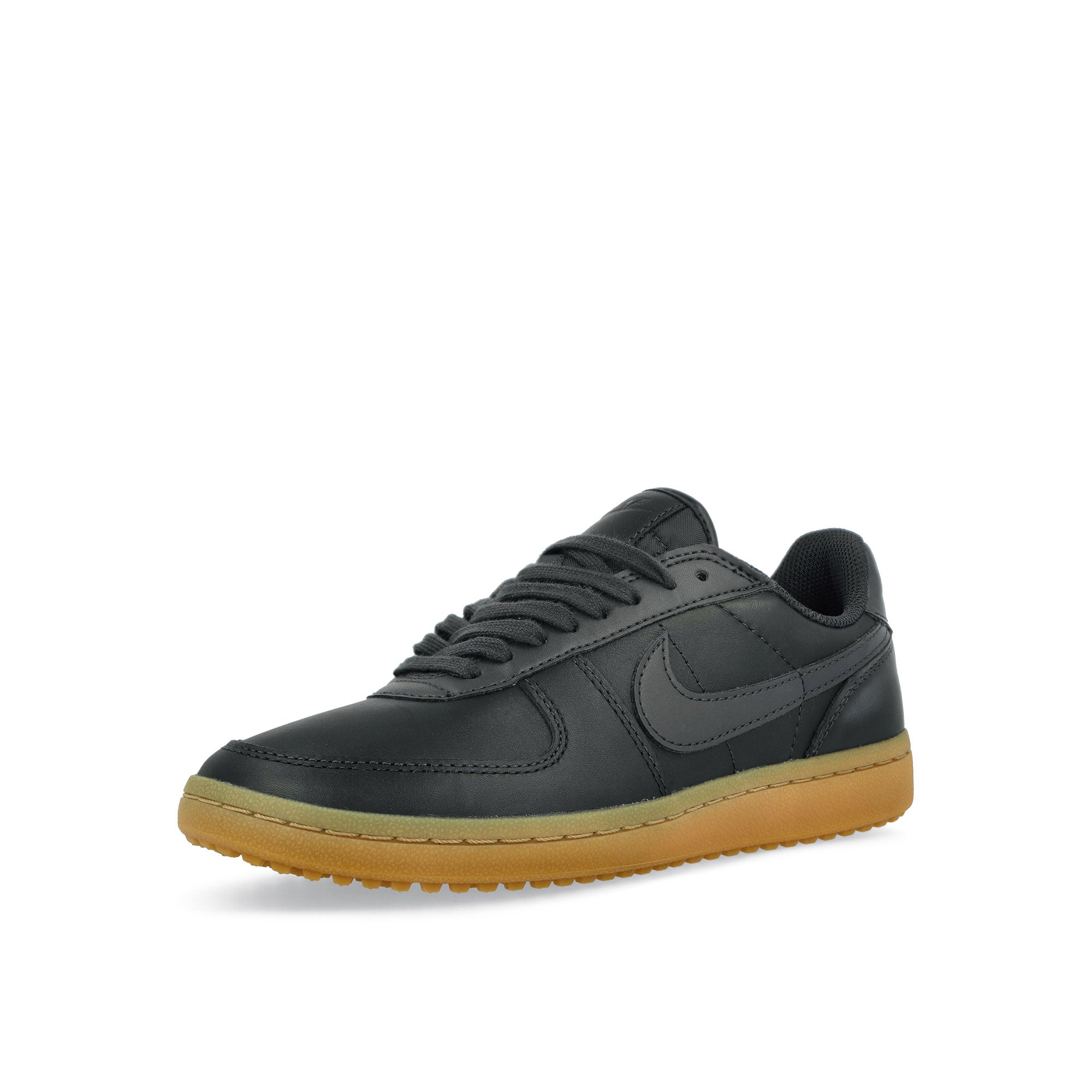 Nike Wmns Field General Off Noir / Gum Med Brown-Mink Brown Low Top Sneakers Close Up | Overkill