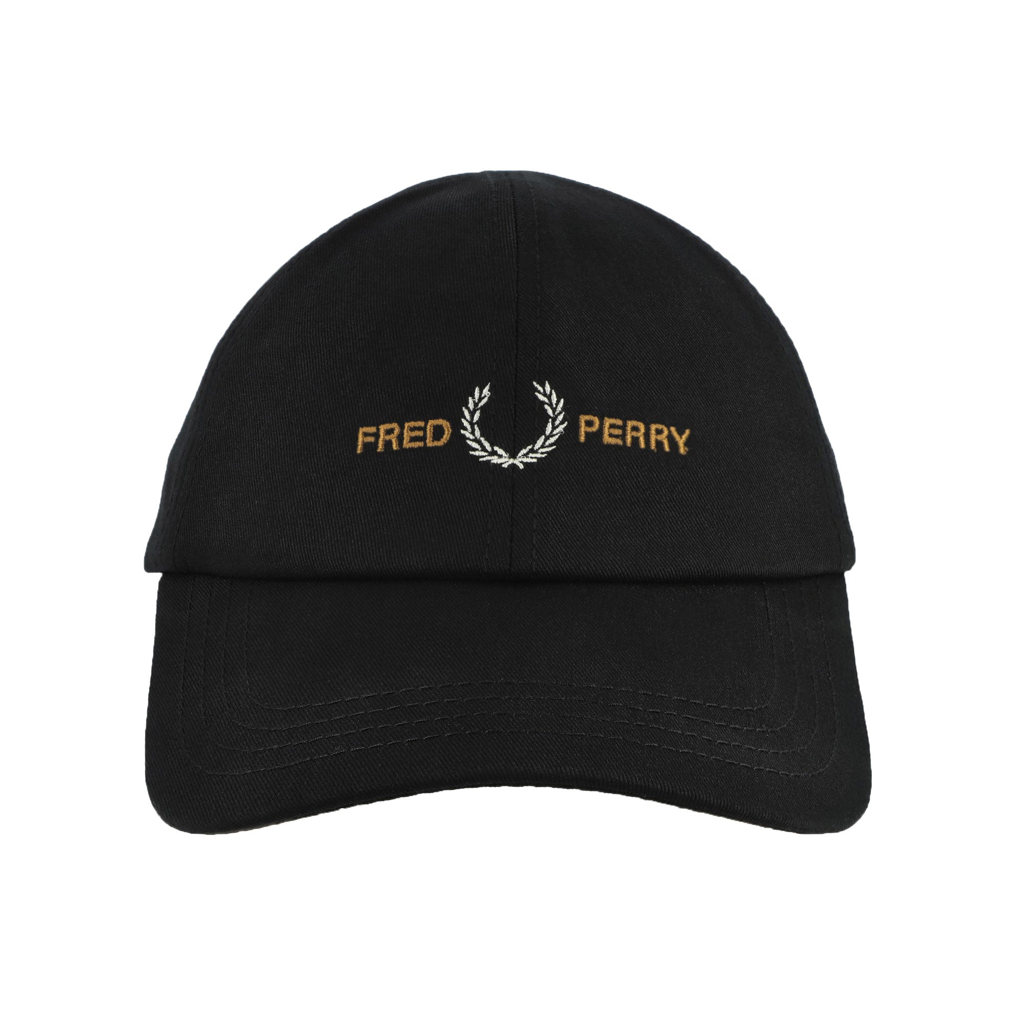 Fred Perry FLP Twill Cap Black Caps HW2300-220 Detail View 1 | Overkill