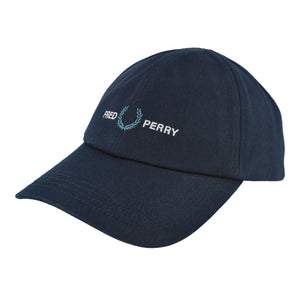 Fred Perry FLP Twill Cap Tennis Blue Caps HW2300-X86 | Overkill