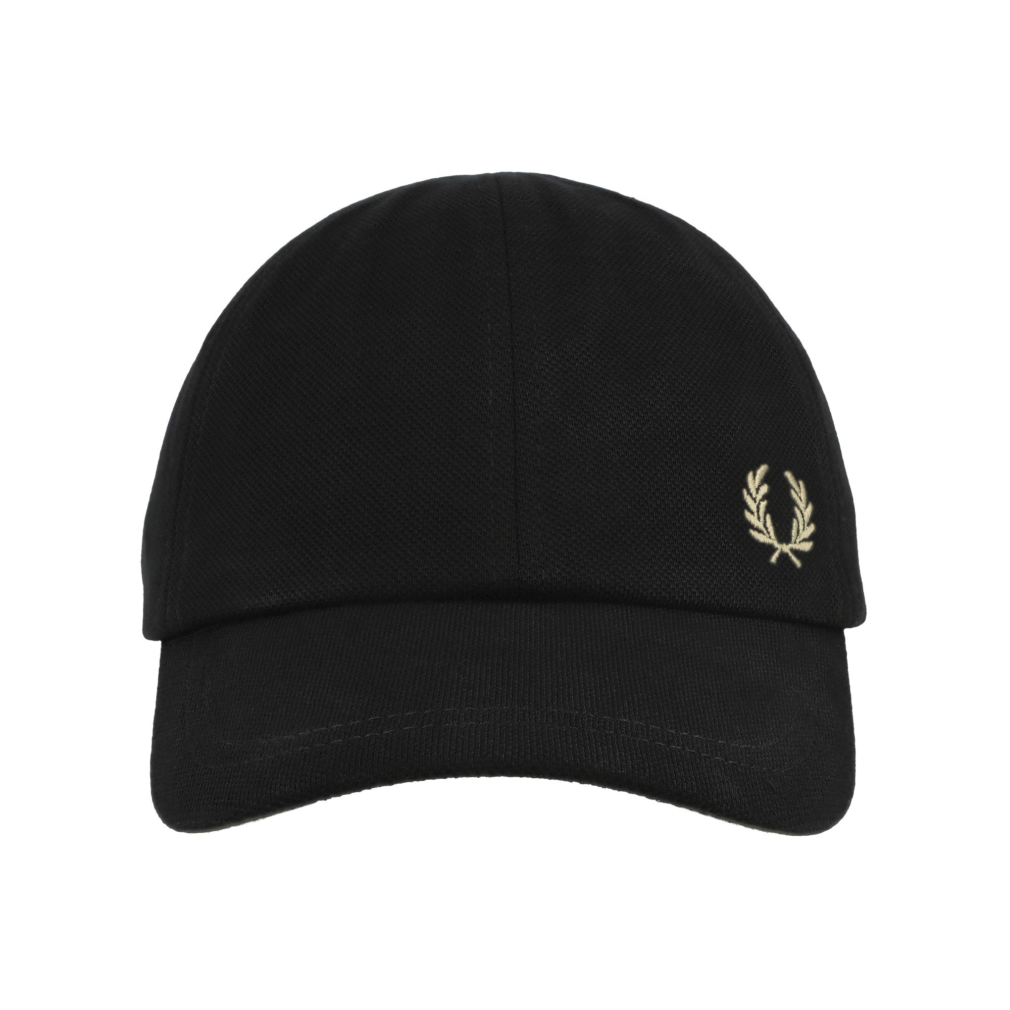 Fred Perry Pique Classic Cap Black / Warm Stone Grey Caps Detailfoto | Overkill