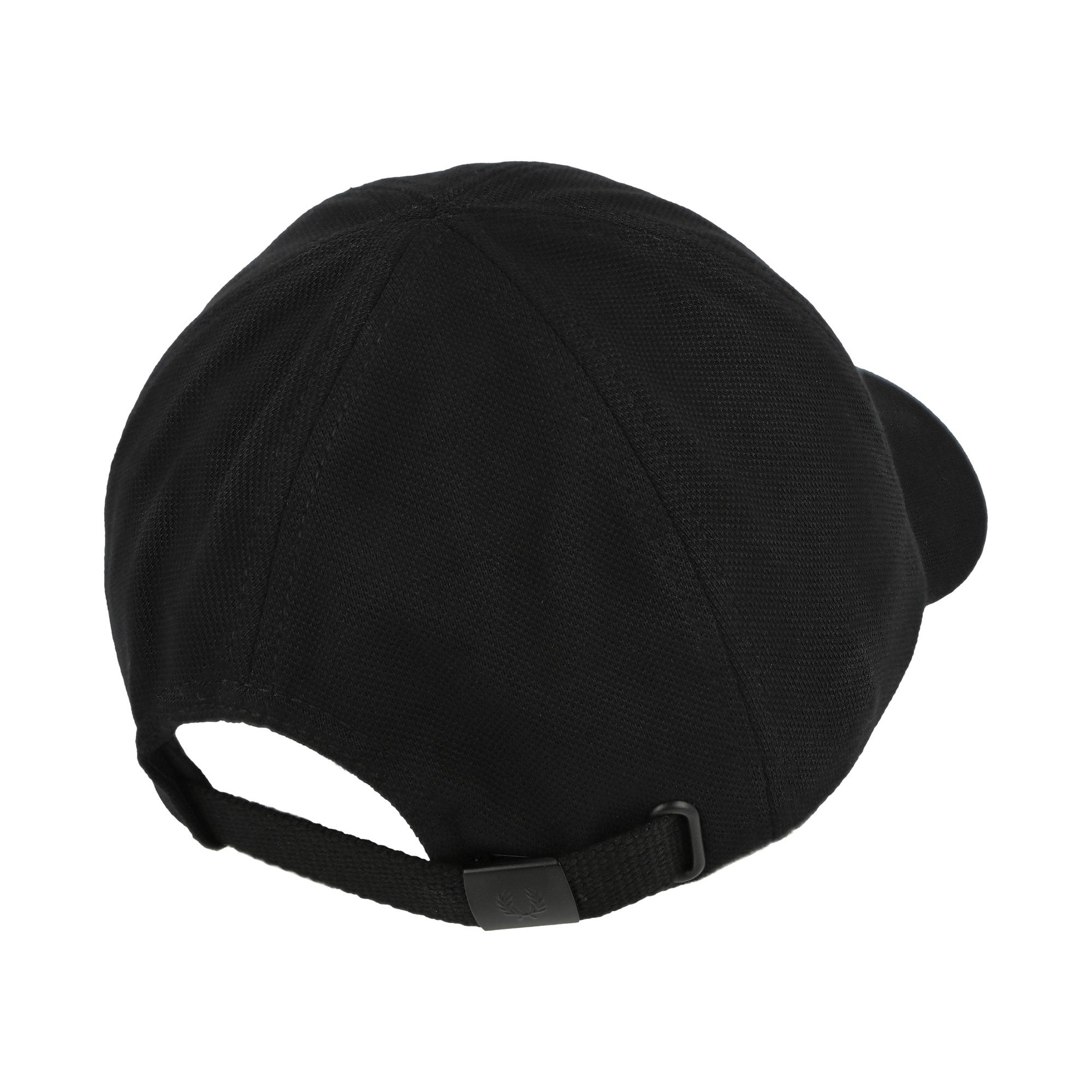 Fred Perry Pique Classic Cap Black / Warm Stone Grey Caps Detail view 1 | Overkill