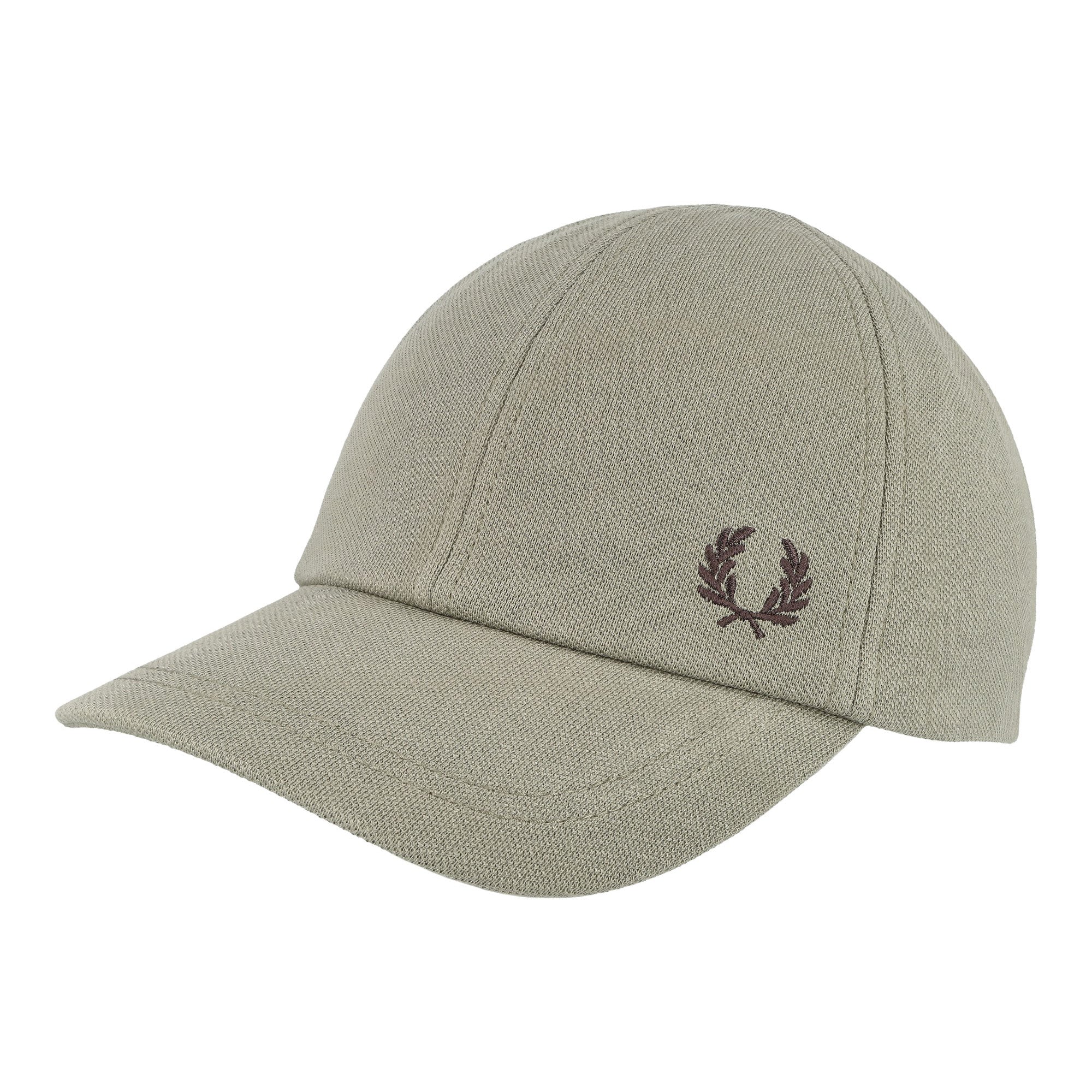 Fred Perry Pique Classic Cap Warm Grey / Brick Caps HW6726-U84 | Overkill