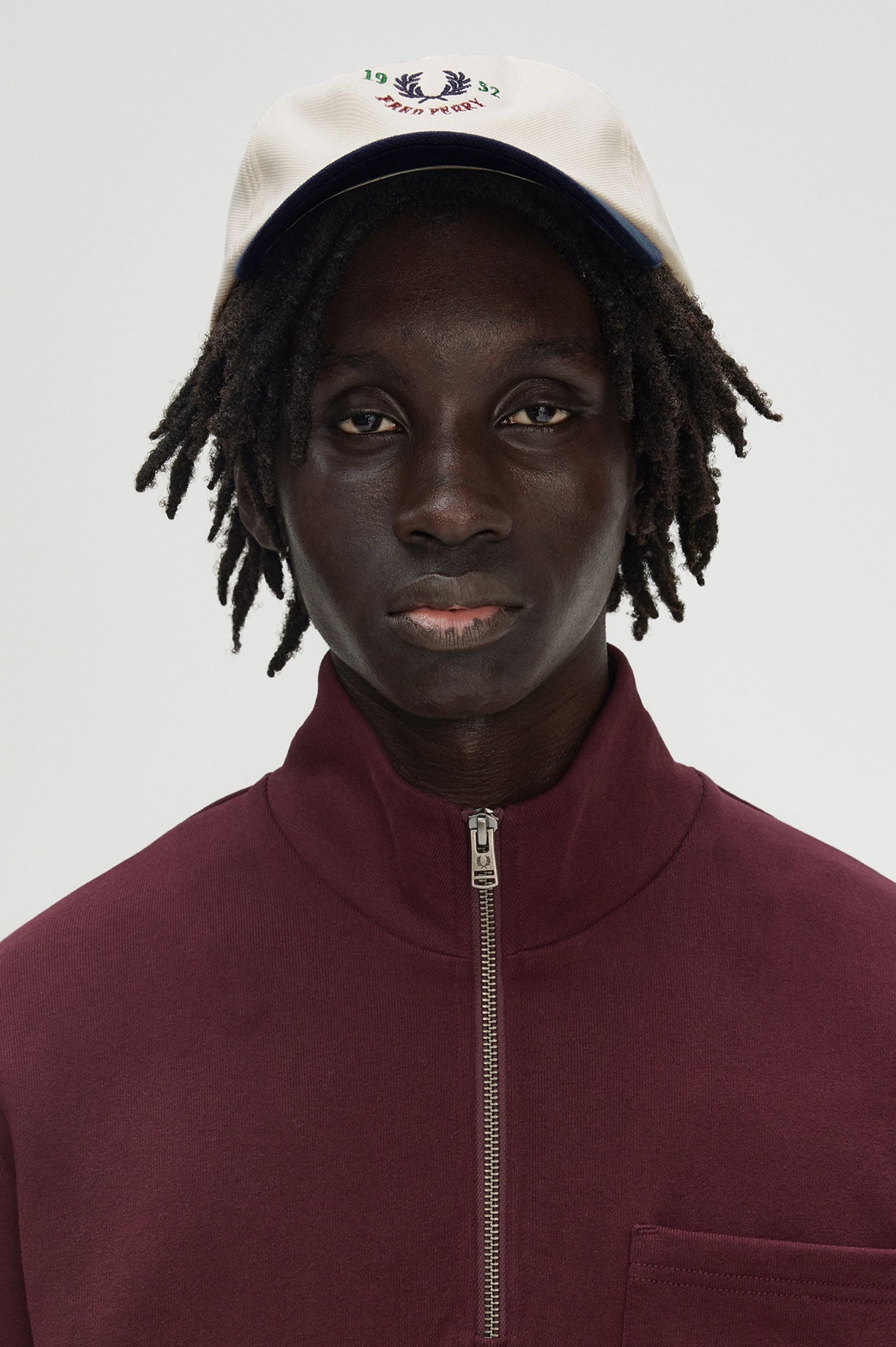 Fred Perry 1952 Graphic Piqué Cap Ecru Caps Detailfoto | Overkill