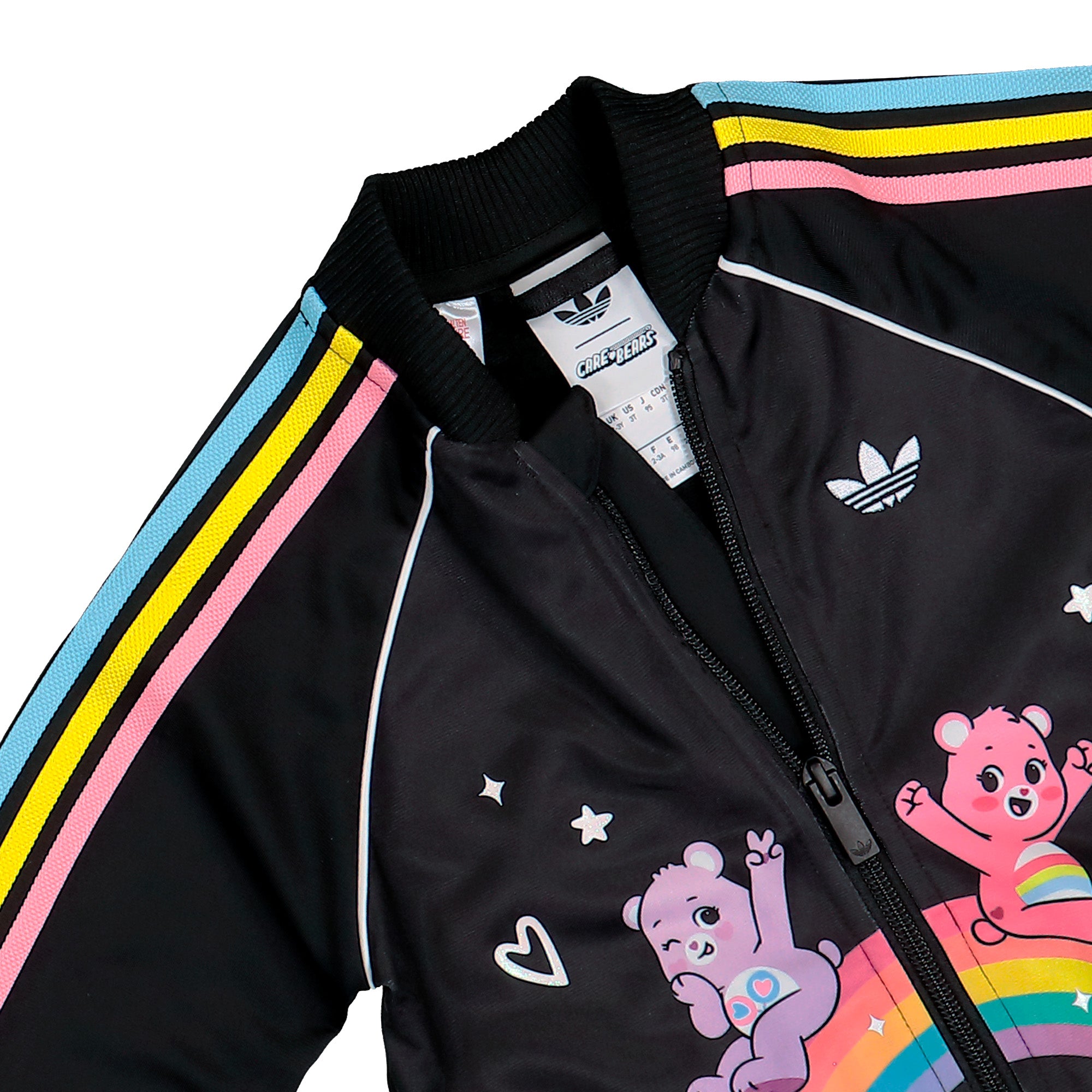 Care Bears x adidas SST Tracksuit Black Track Jackets HZ6610 Detail View 3 | Overkill