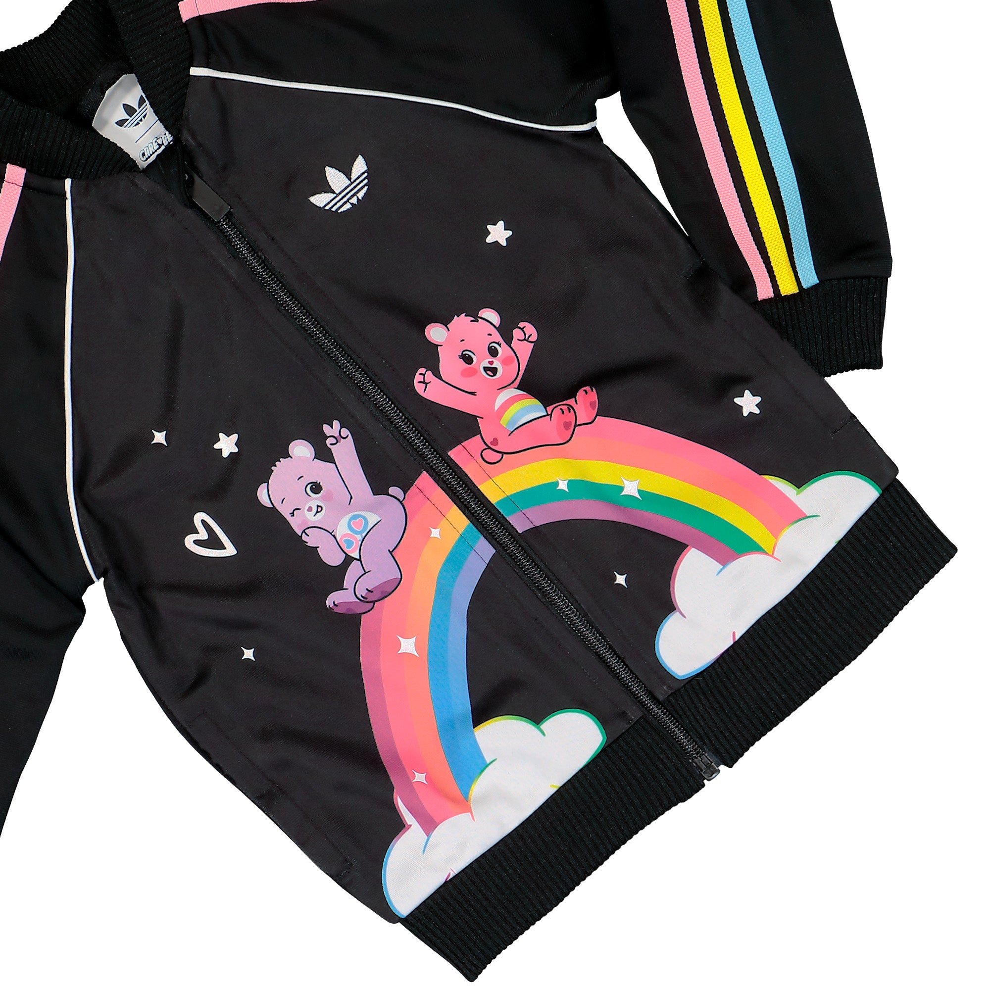 Care Bears x adidas SST Tracksuit Black Track Jackets HZ6610 Detail View 5 | Overkill