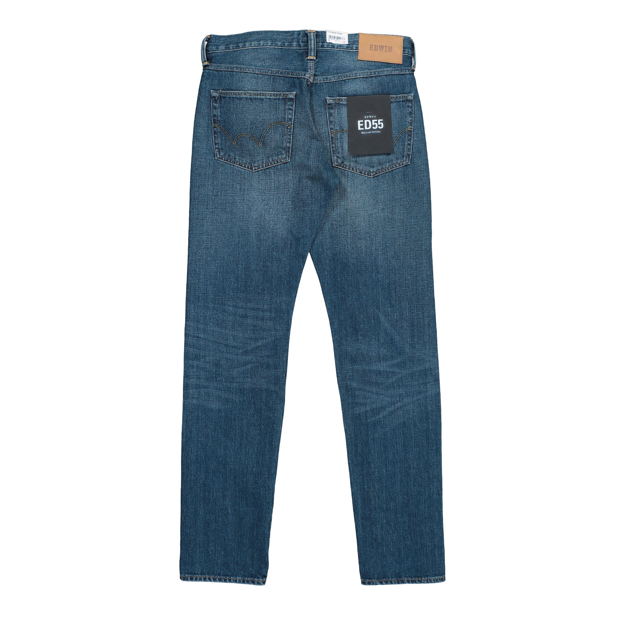 Edwin ED-55 Regular Tapered Denim Pant Red Listed Selvage Denim Pants I022482.F8.T4.34 Close-up | Overkill