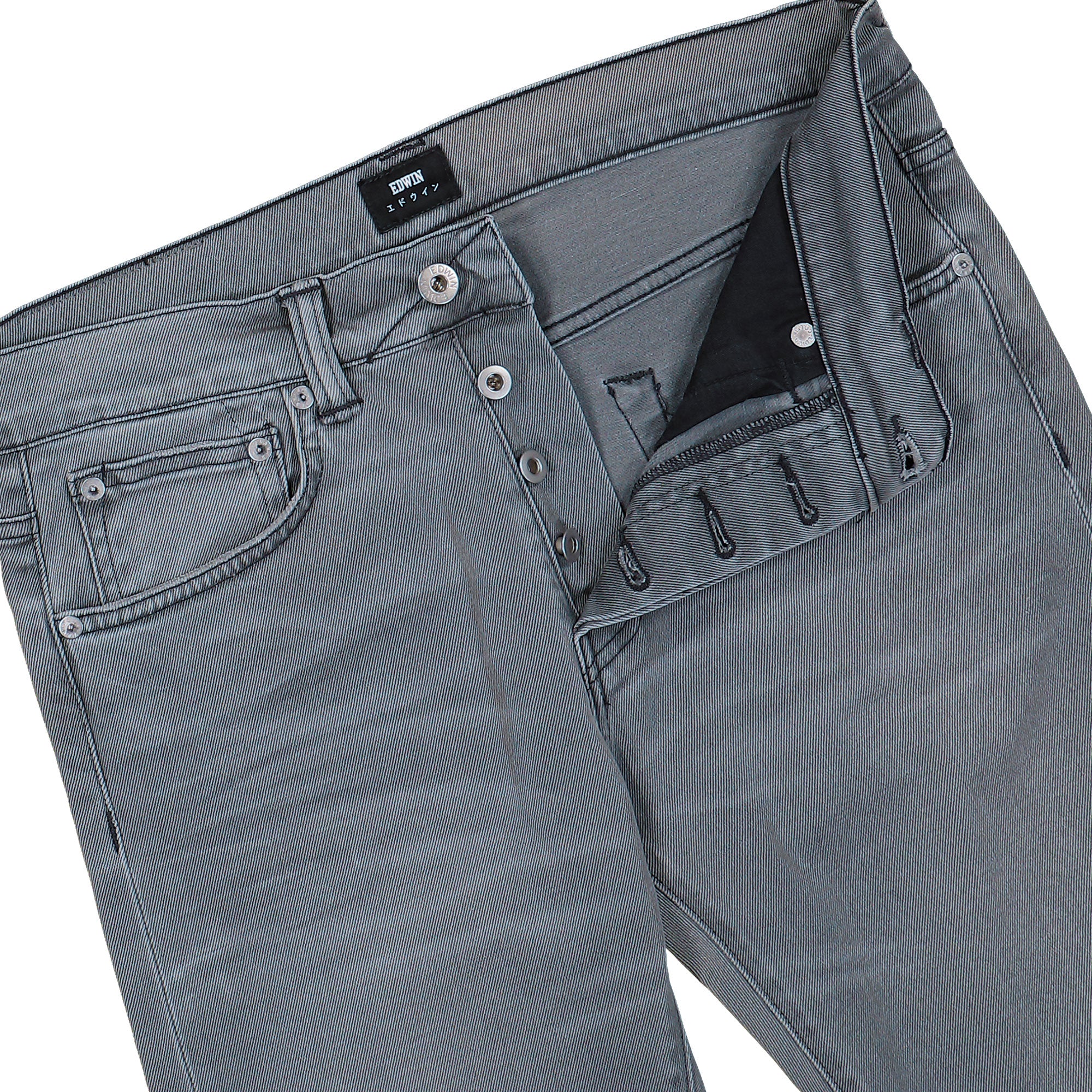Edwin ED-80 Slim Tapered Denim Pant CS Ink Black Denim Pants I022507.F8.VL.34 Detail View 1 | Overkill